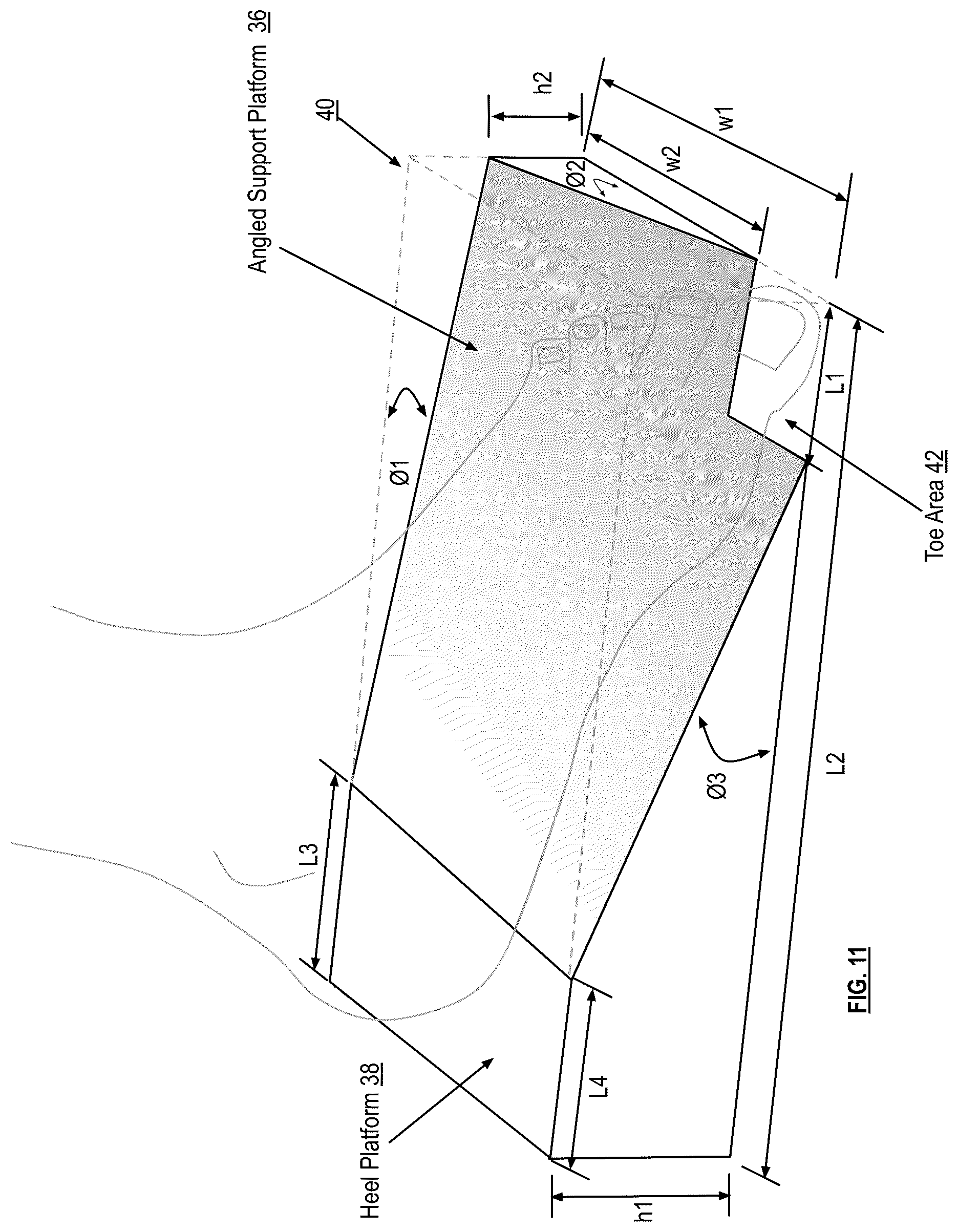 Patent US12302991 Figure 5 – Athletic positioning apparatus and applications thereof