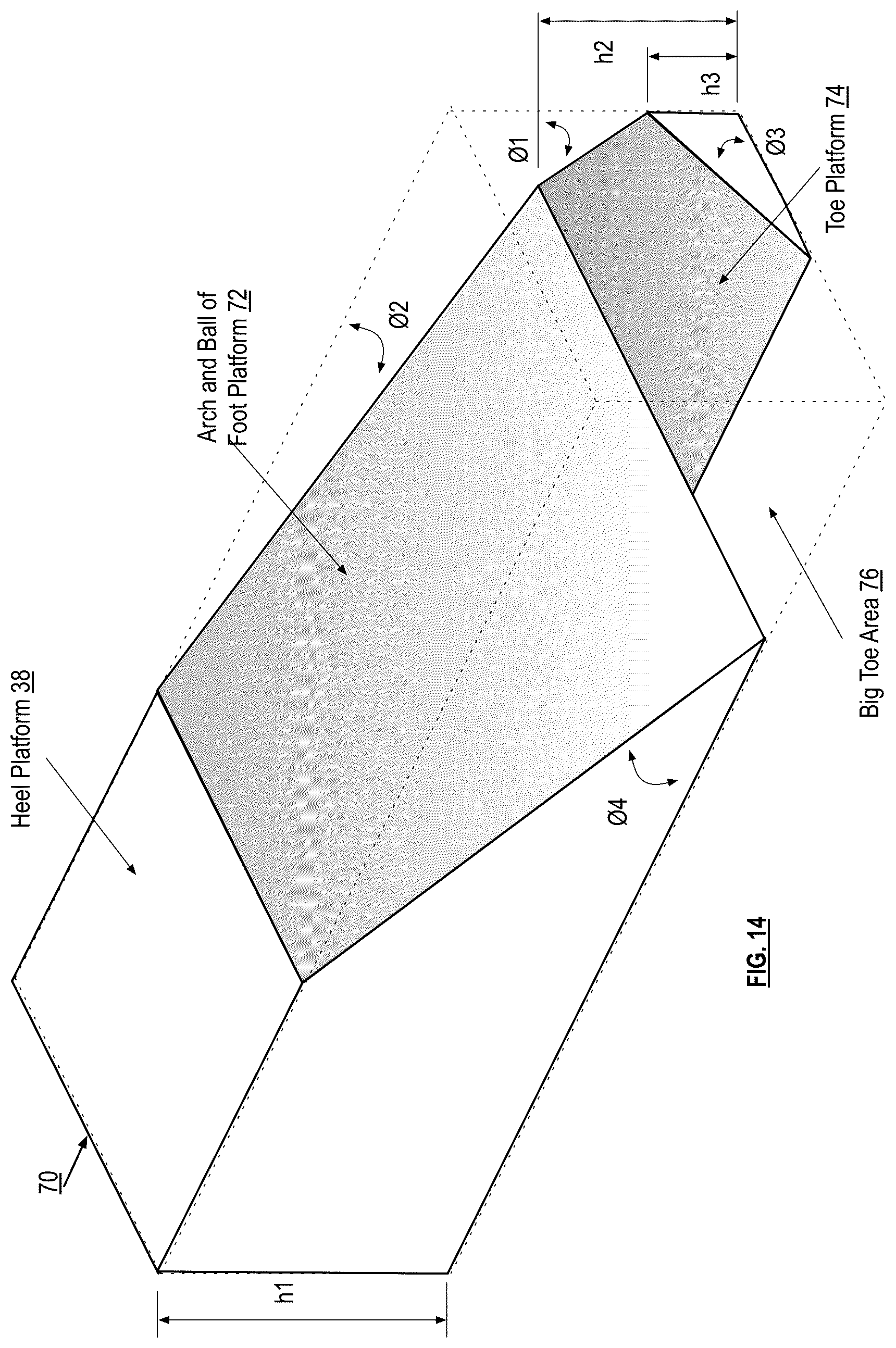 Patent US12302991 Figure 8 – Athletic positioning apparatus and applications thereof