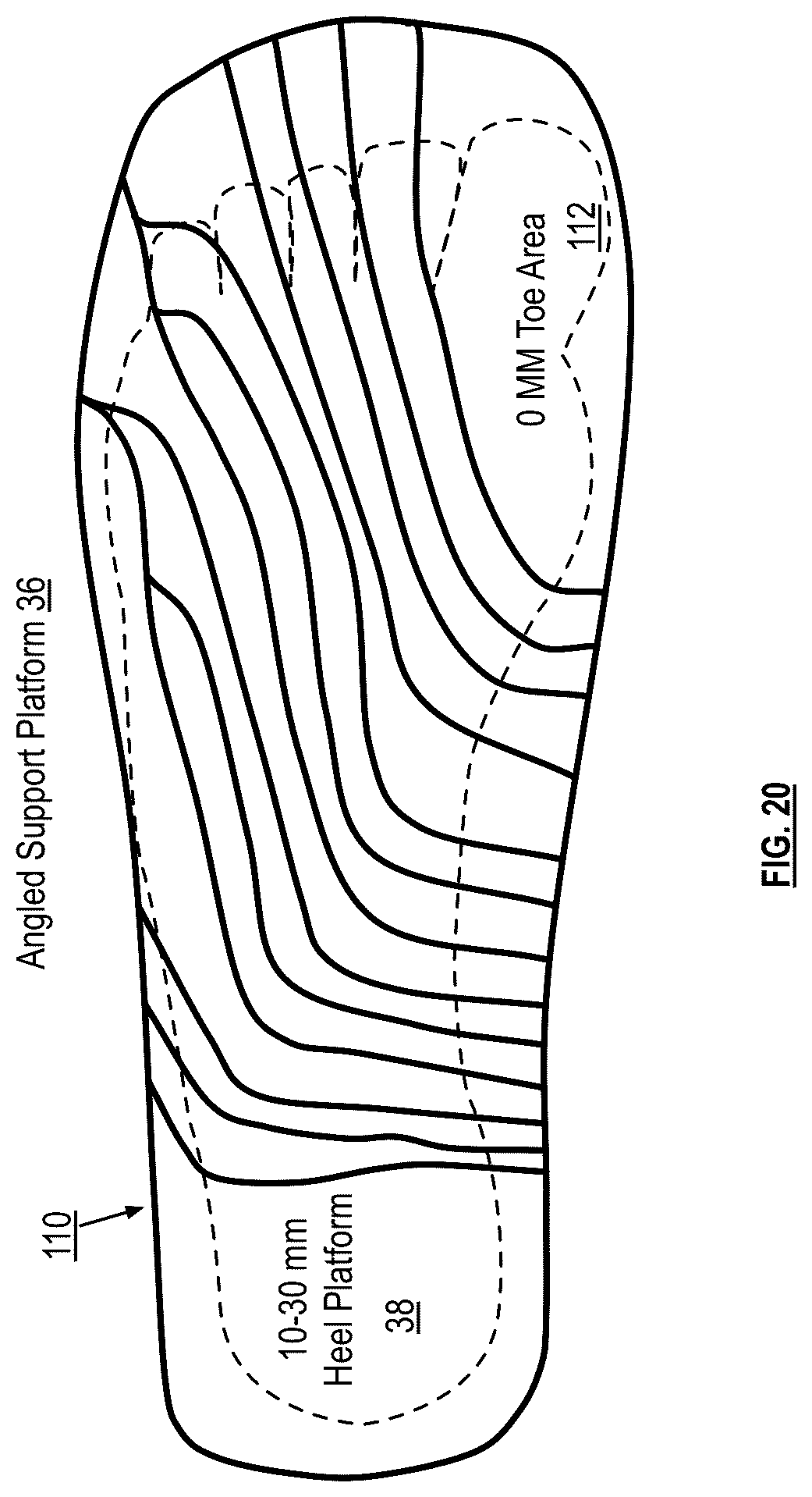 Patent US12302991 Figure 12 – Athletic positioning apparatus and applications thereof