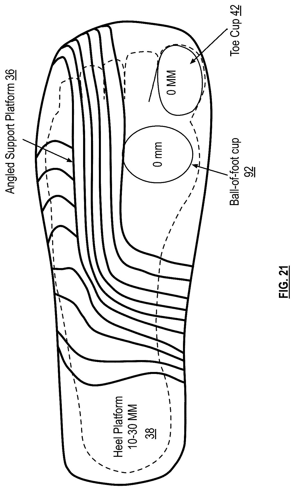 Patent US12302991 Figure 13 – Athletic positioning apparatus and applications thereof