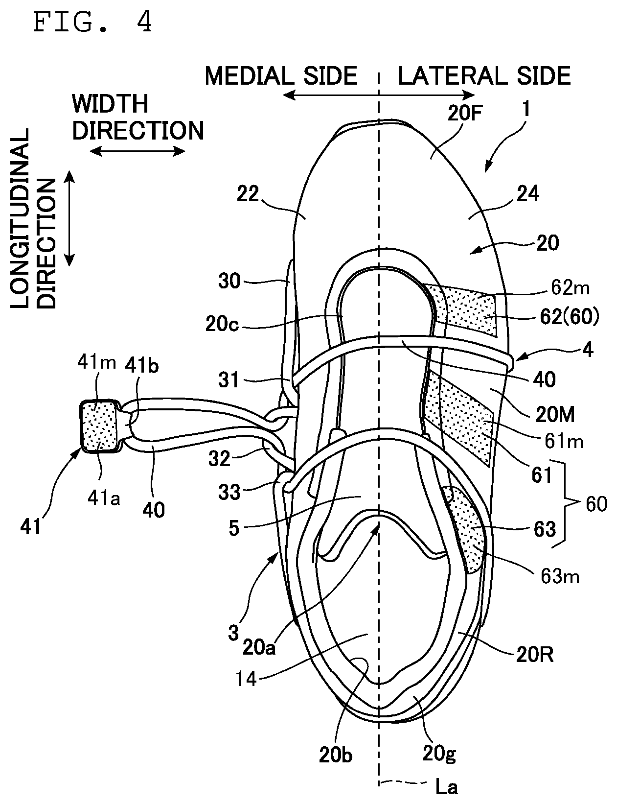 Patent US12302993 Figure 3 – Footwear