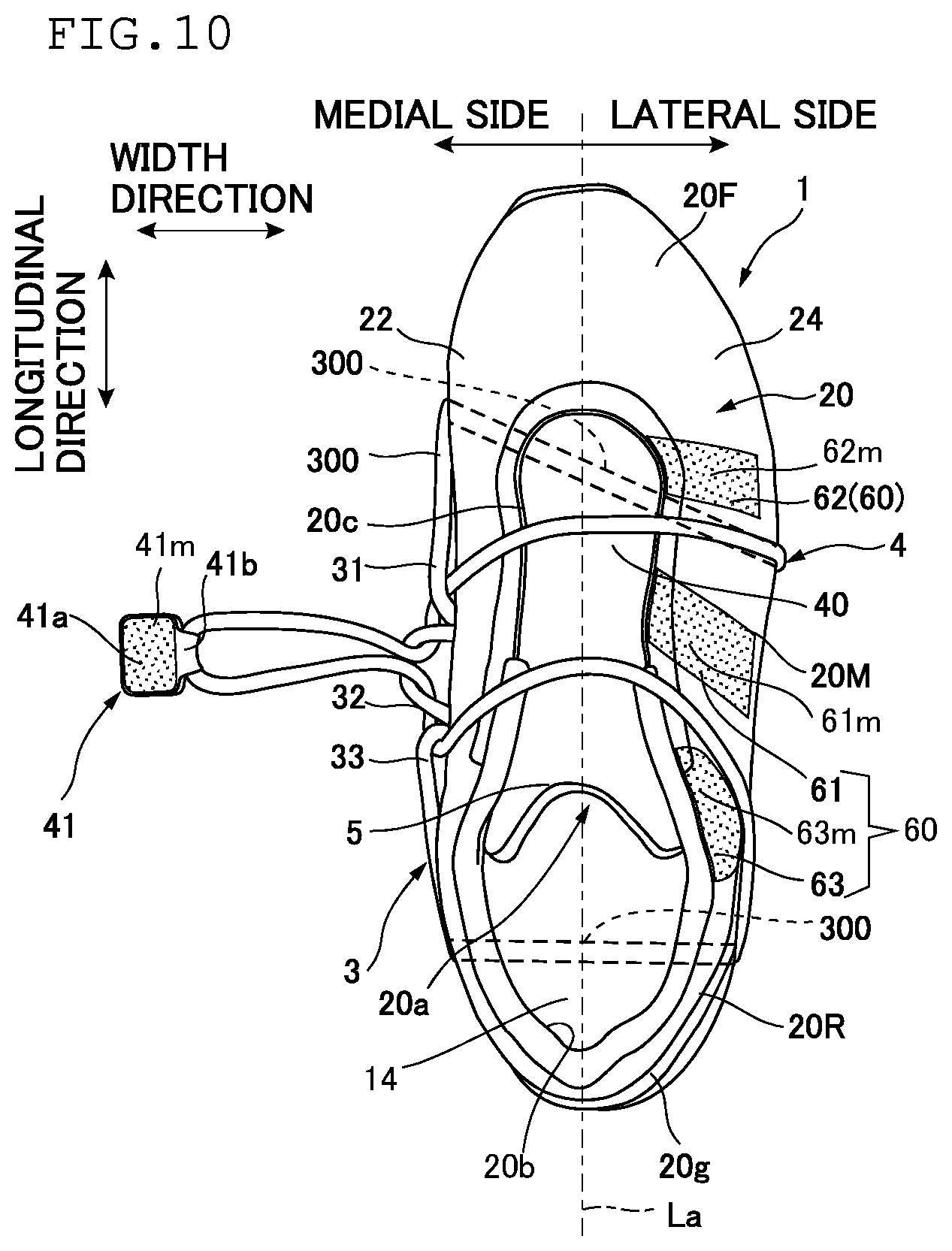 Patent US12302993 Figure 8 – Footwear
