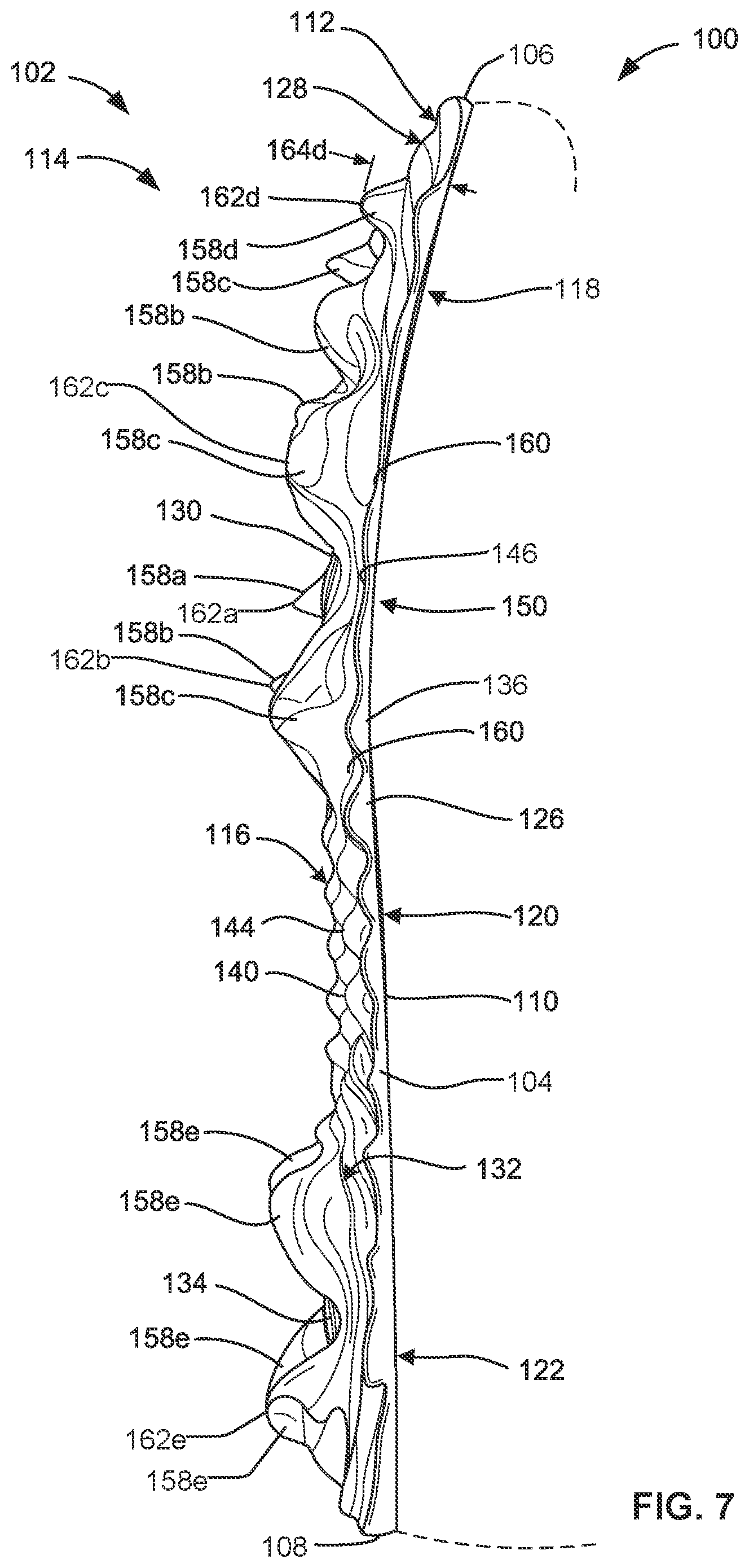 Patent US12302994 Figure 6 – Outsole pattern for an article of footwear