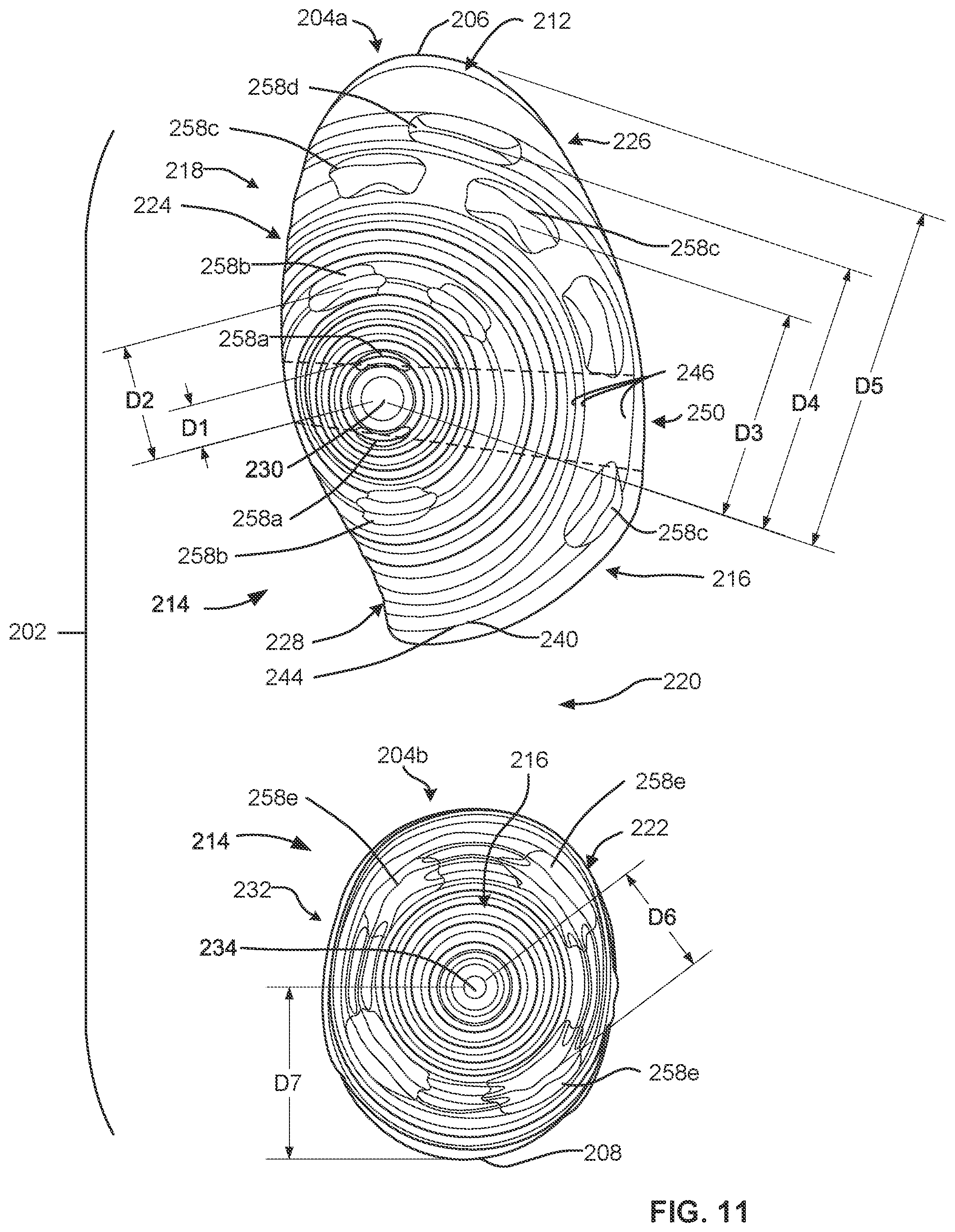 Patent US12302994 Figure 10 – Outsole pattern for an article of footwear