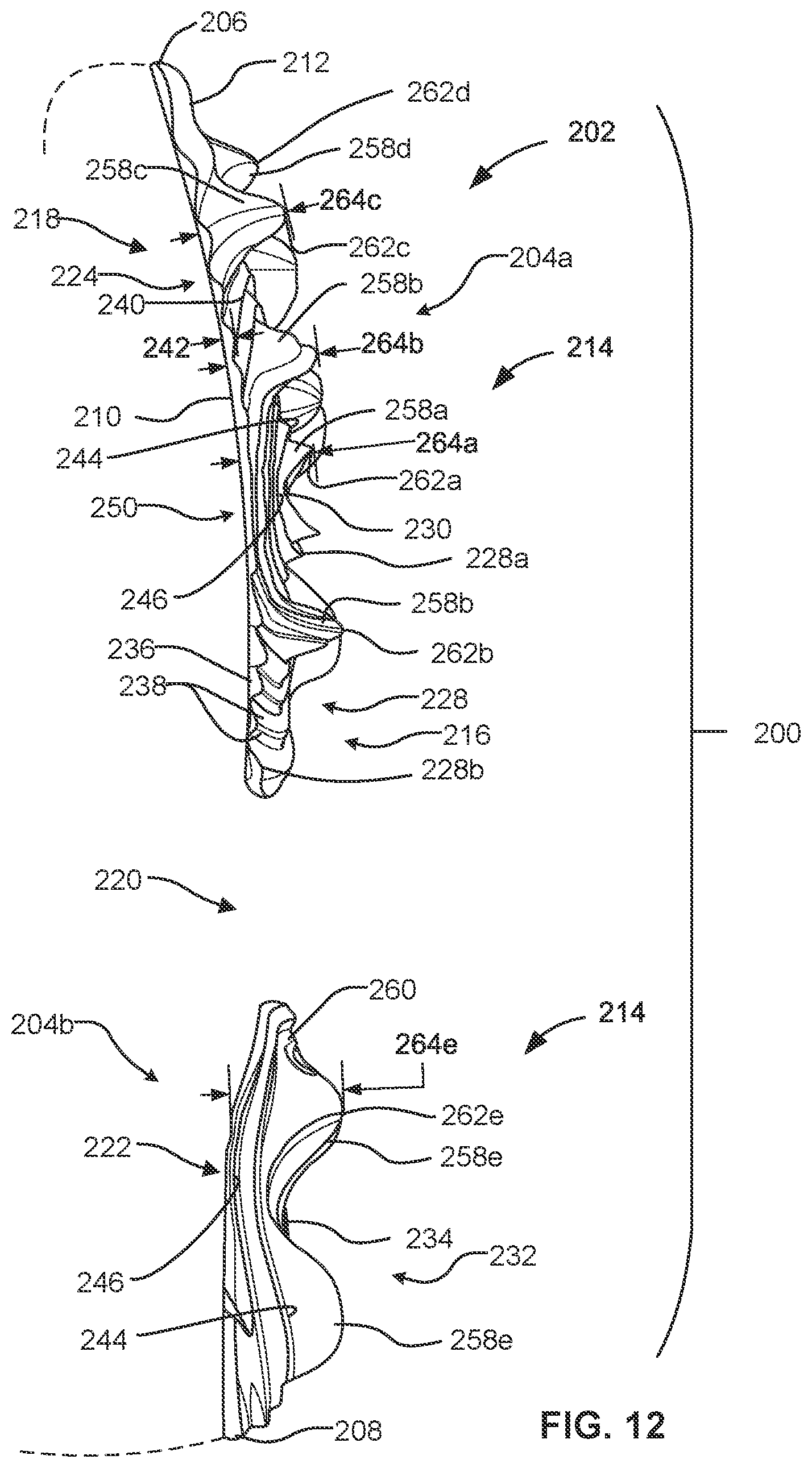 Patent US12302994 Figure 11 – Outsole pattern for an article of footwear