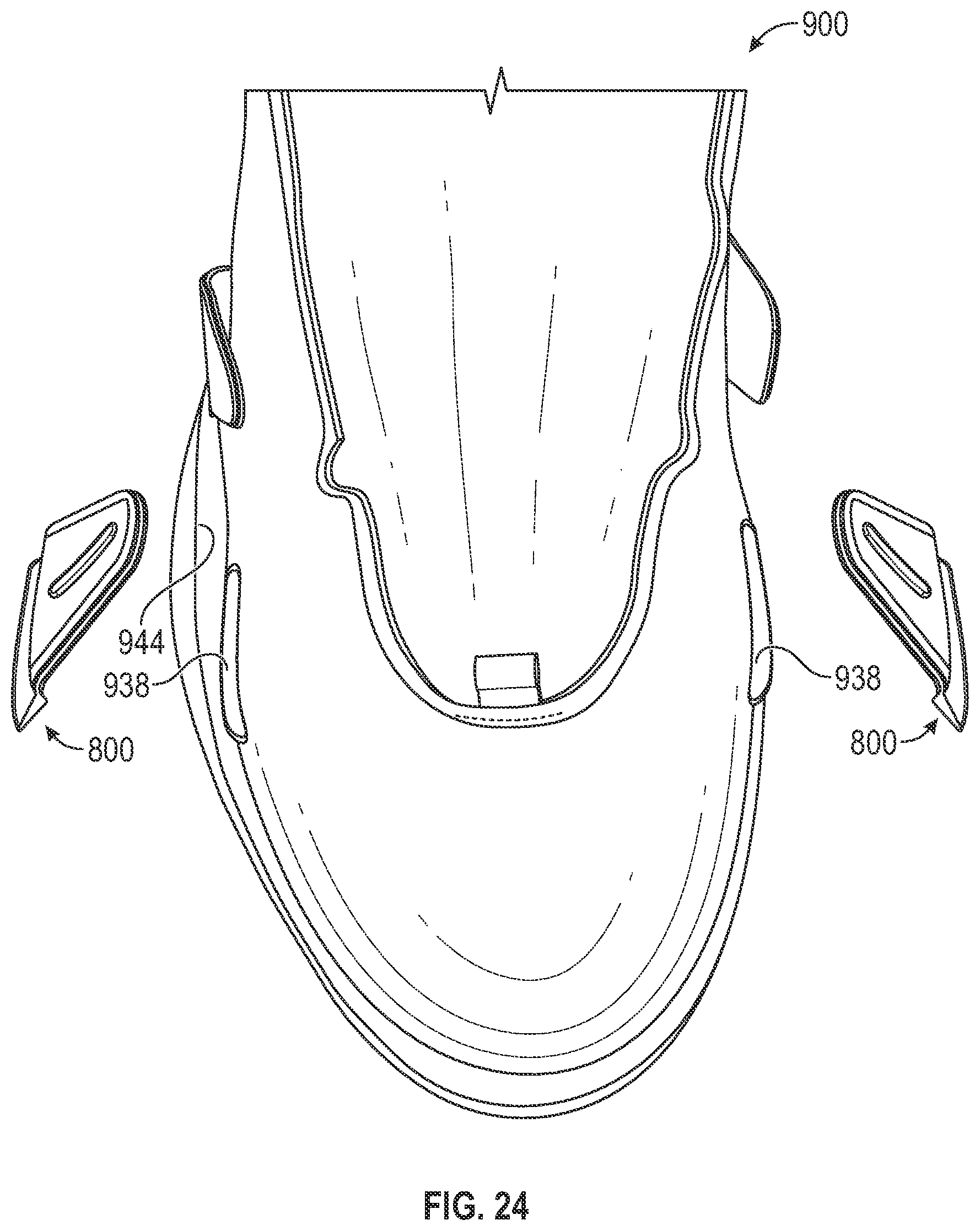 Patent US12302996 Figure 8 – Lace guide for articles of footwear