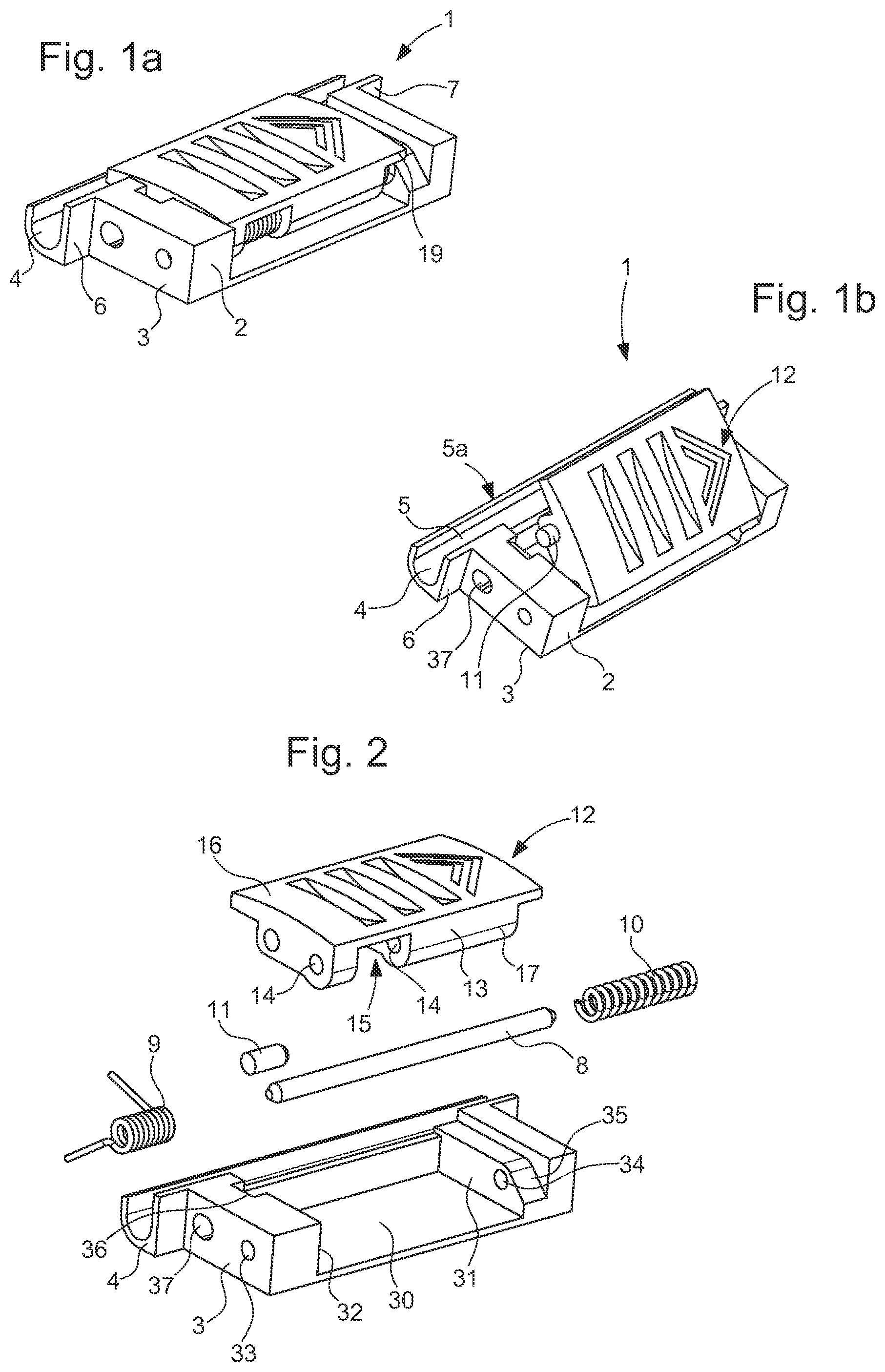 Patent US12303000 — Insert for a watch wristlet — Figure 1