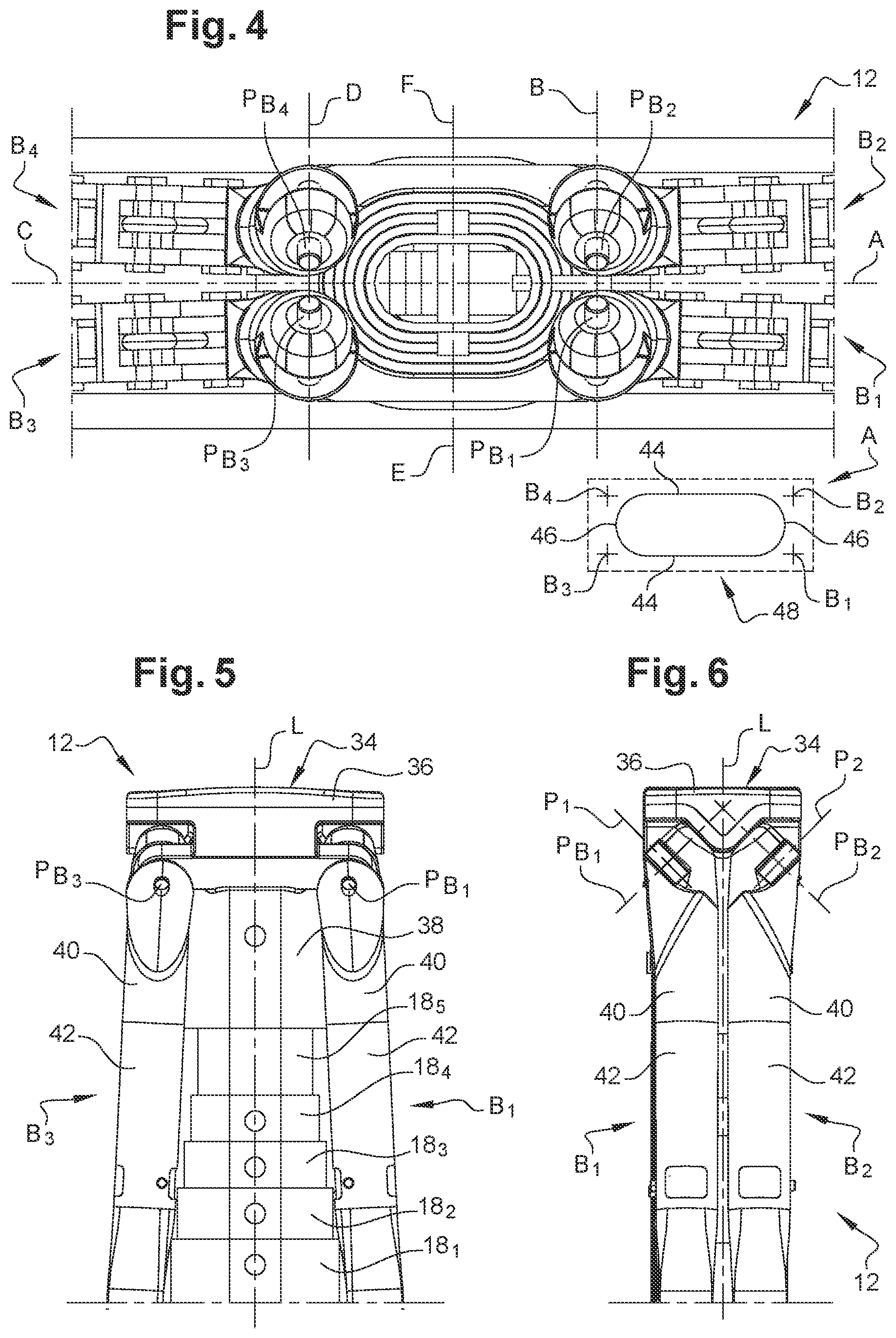 Patent US12303003 Figure 2 – Frame for bad weather and/or sun protection device