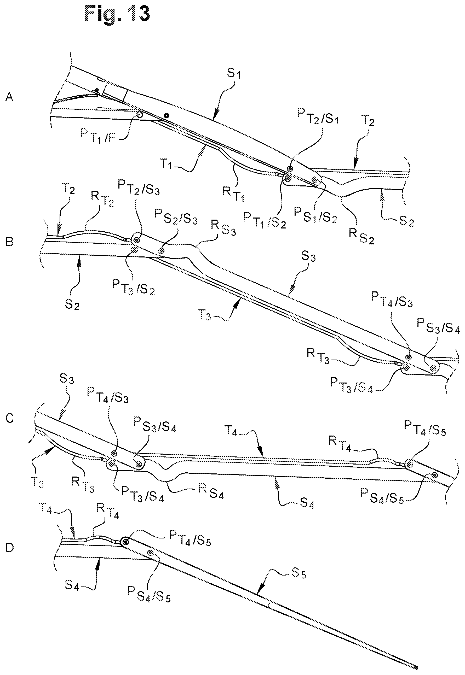 Patent US12303003 Figure 6 – Frame for bad weather and/or sun protection device