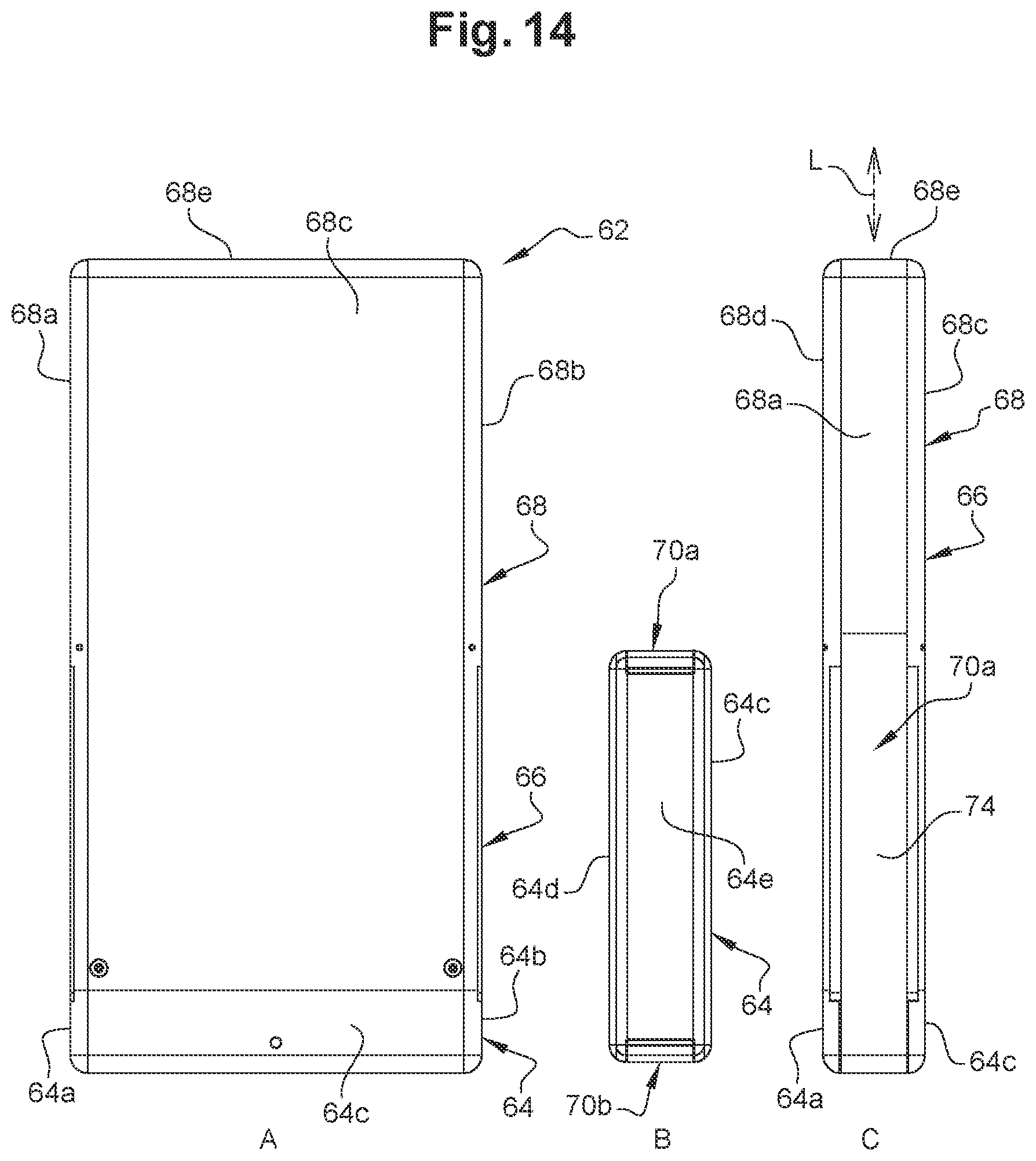 Patent US12303003 Figure 7 – Frame for bad weather and/or sun protection device