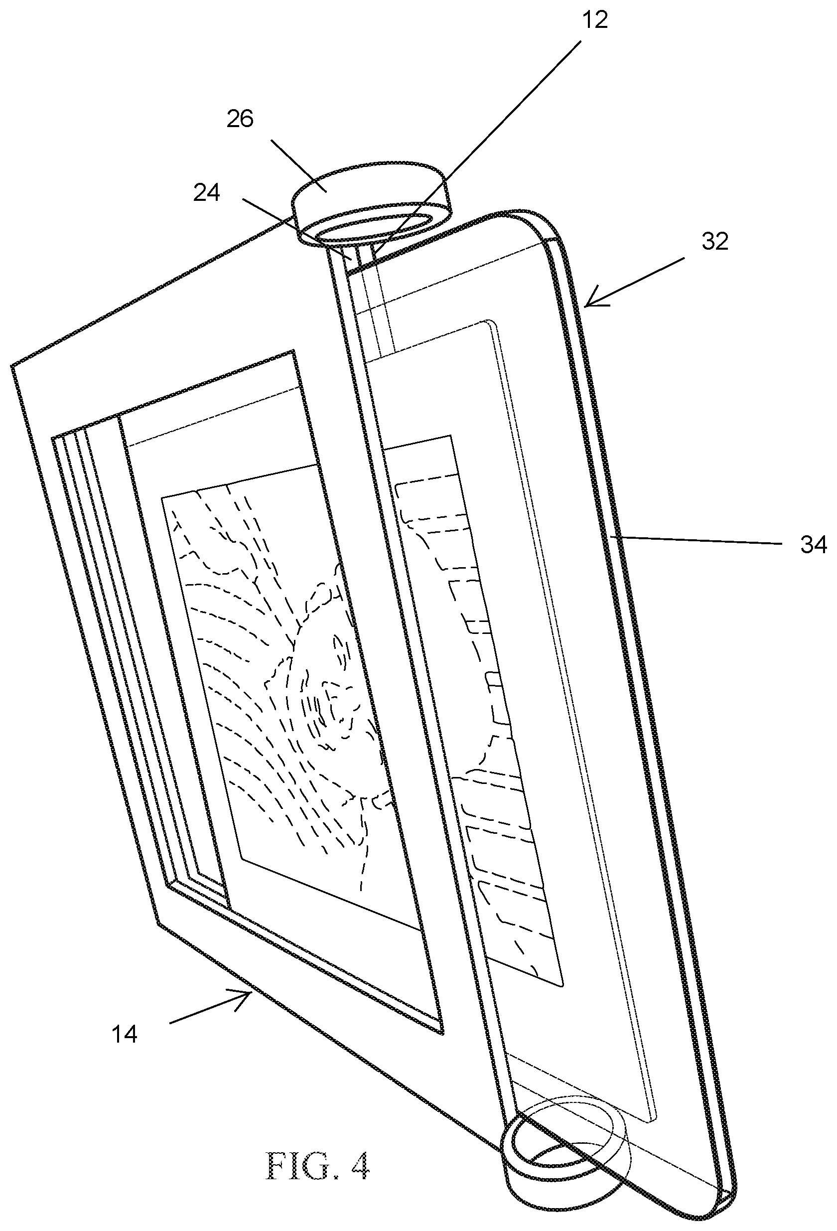Patent US12303004 Figure 4 – Card clasp for wearing collectible cards