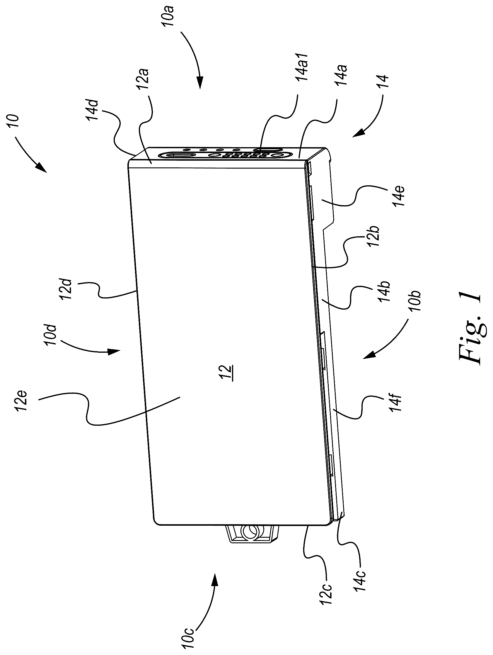 Patent US12303006 — Enhanced portable electronic device case accessory engagement system — Figure 1