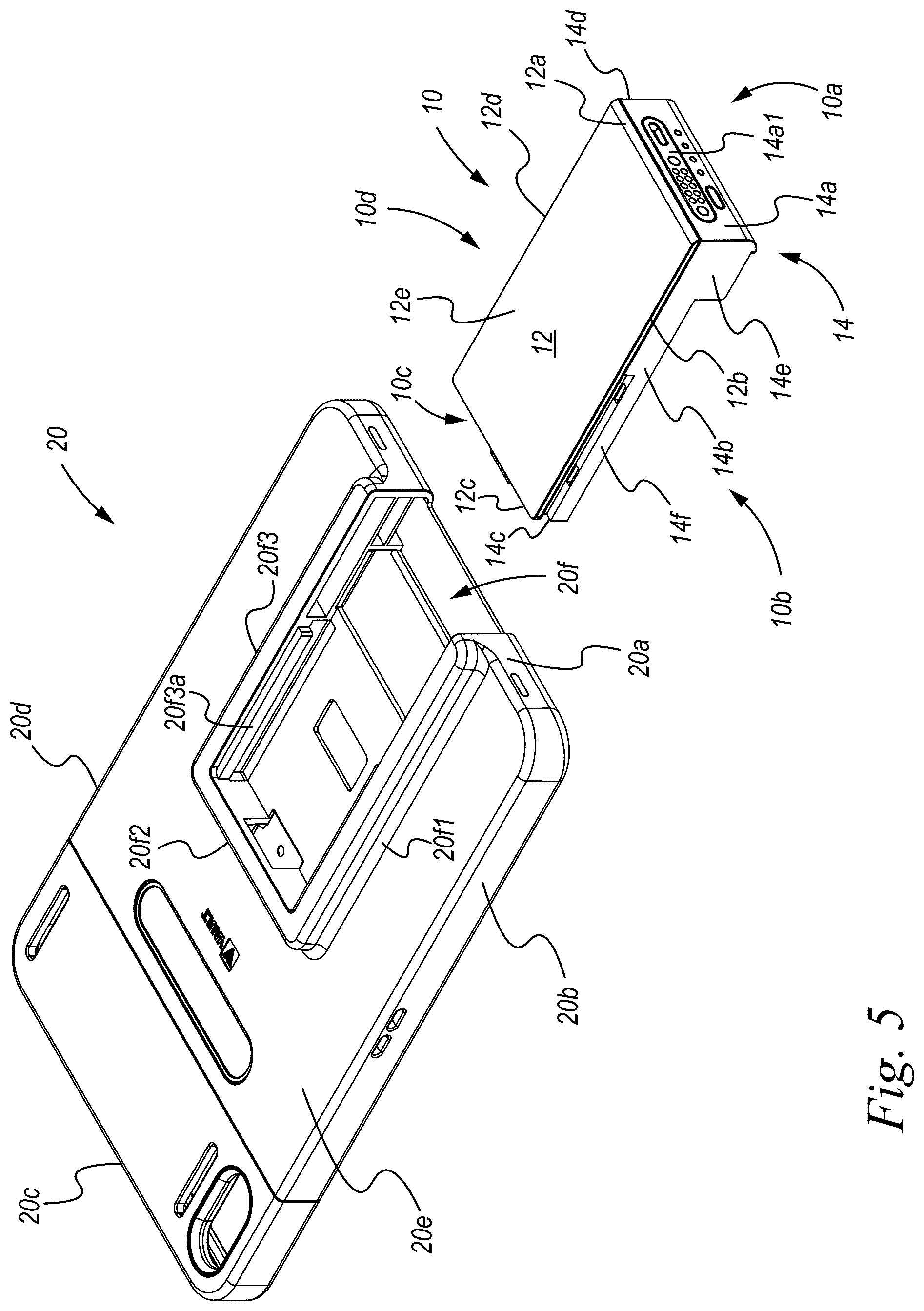 Patent US12303006 Figure 5 – Enhanced portable electronic device case accessory engagement system