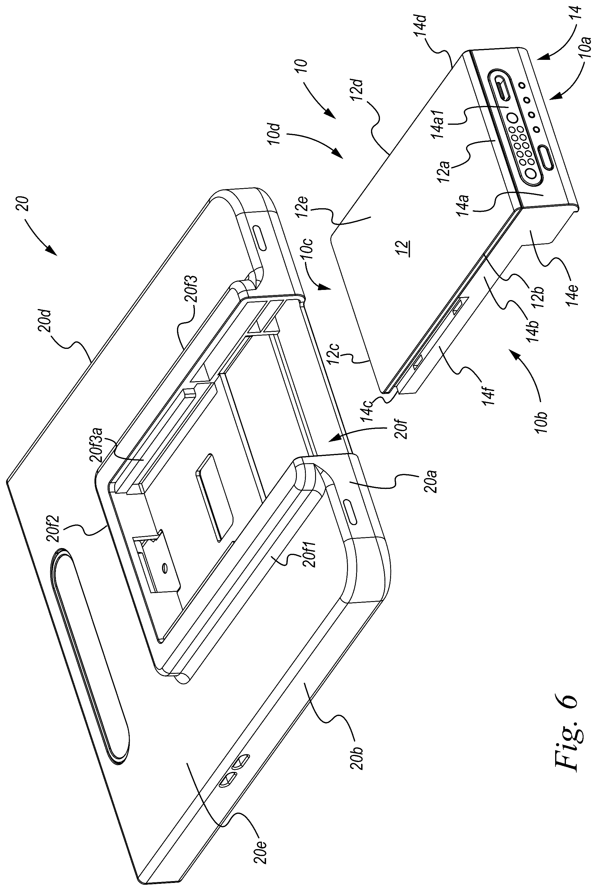 Patent US12303006 Figure 6 – Enhanced portable electronic device case accessory engagement system