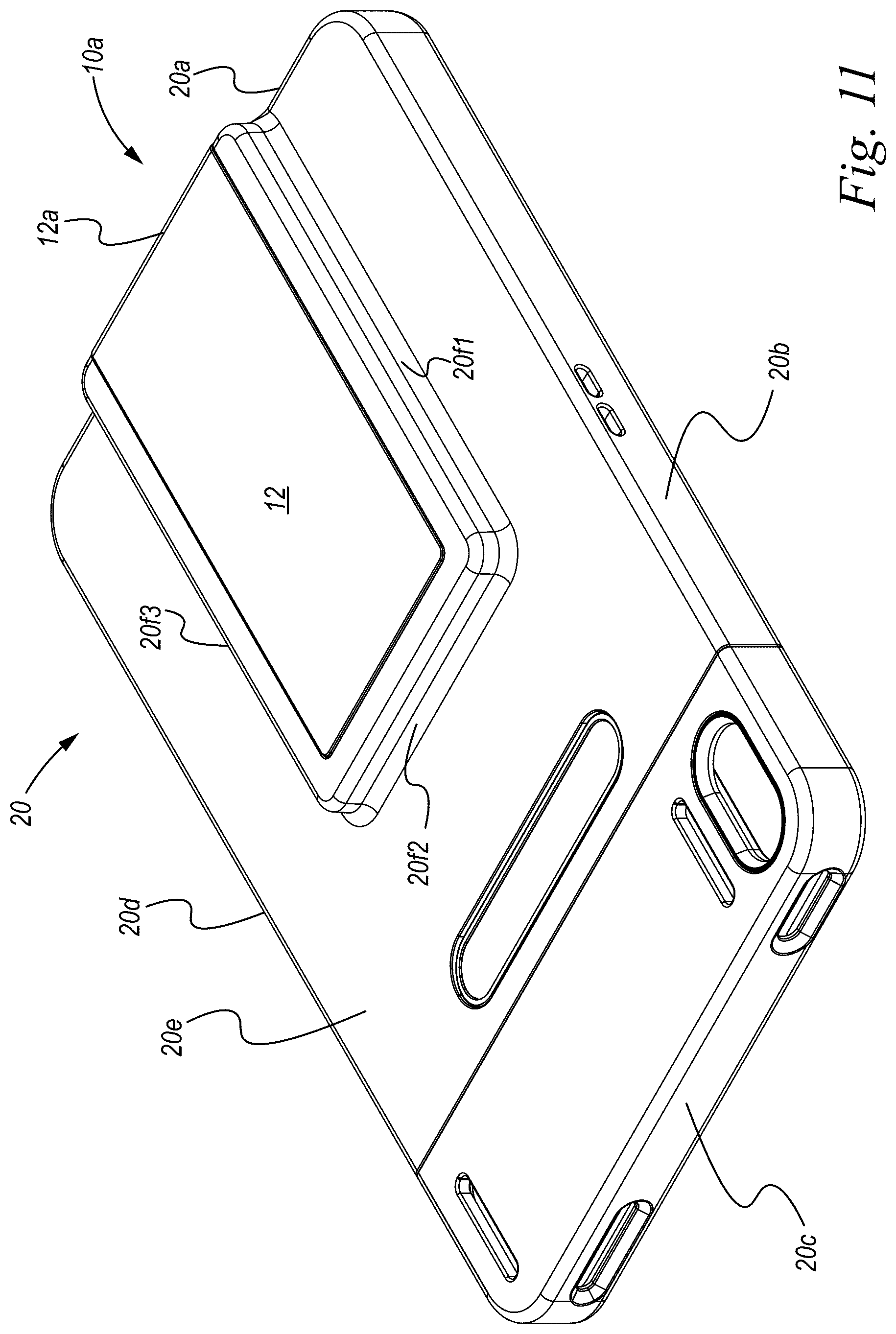 Patent US12303006 Figure 11 – Enhanced portable electronic device case accessory engagement system