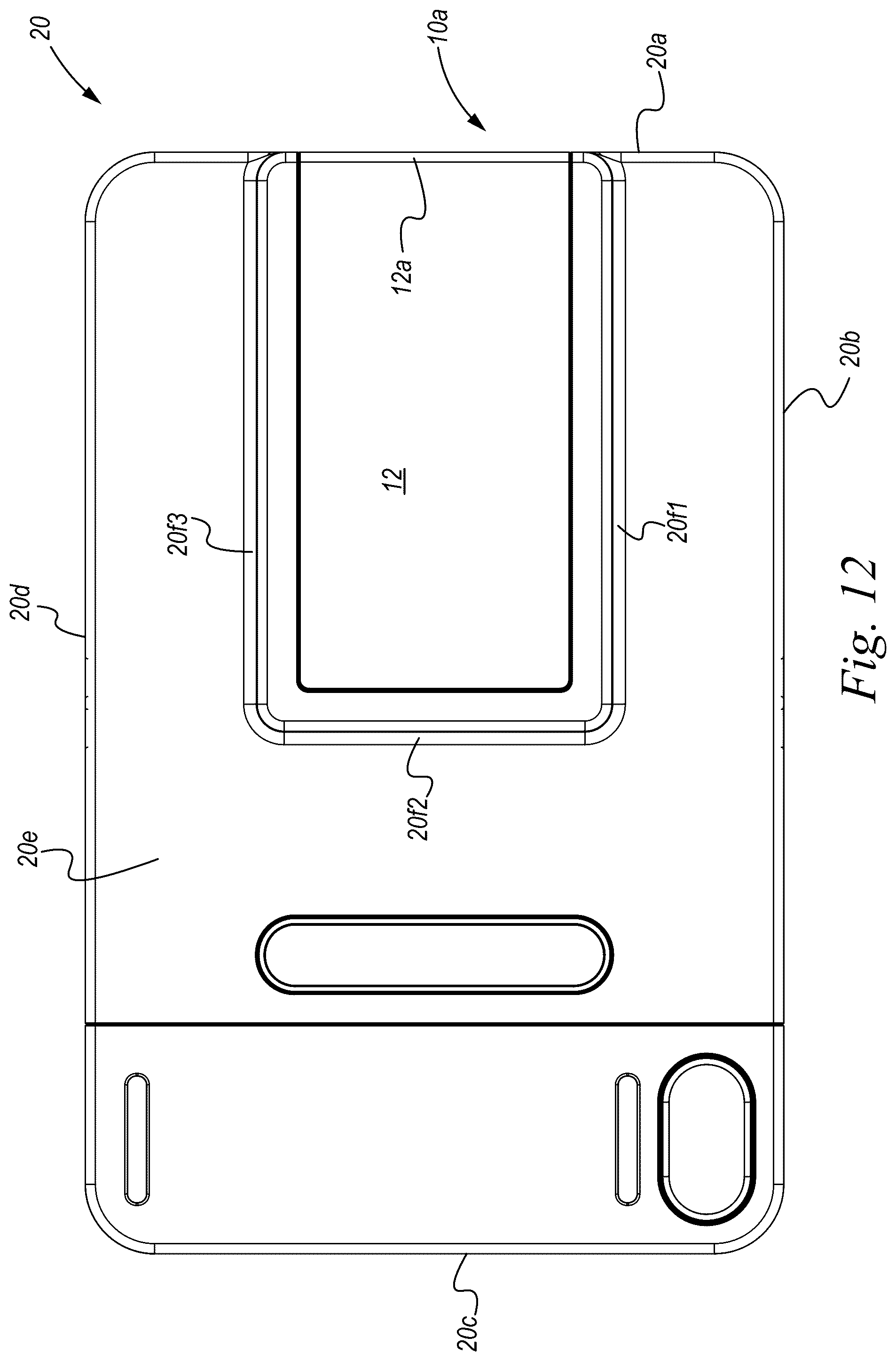 Patent US12303006 Figure 12 – Enhanced portable electronic device case accessory engagement system