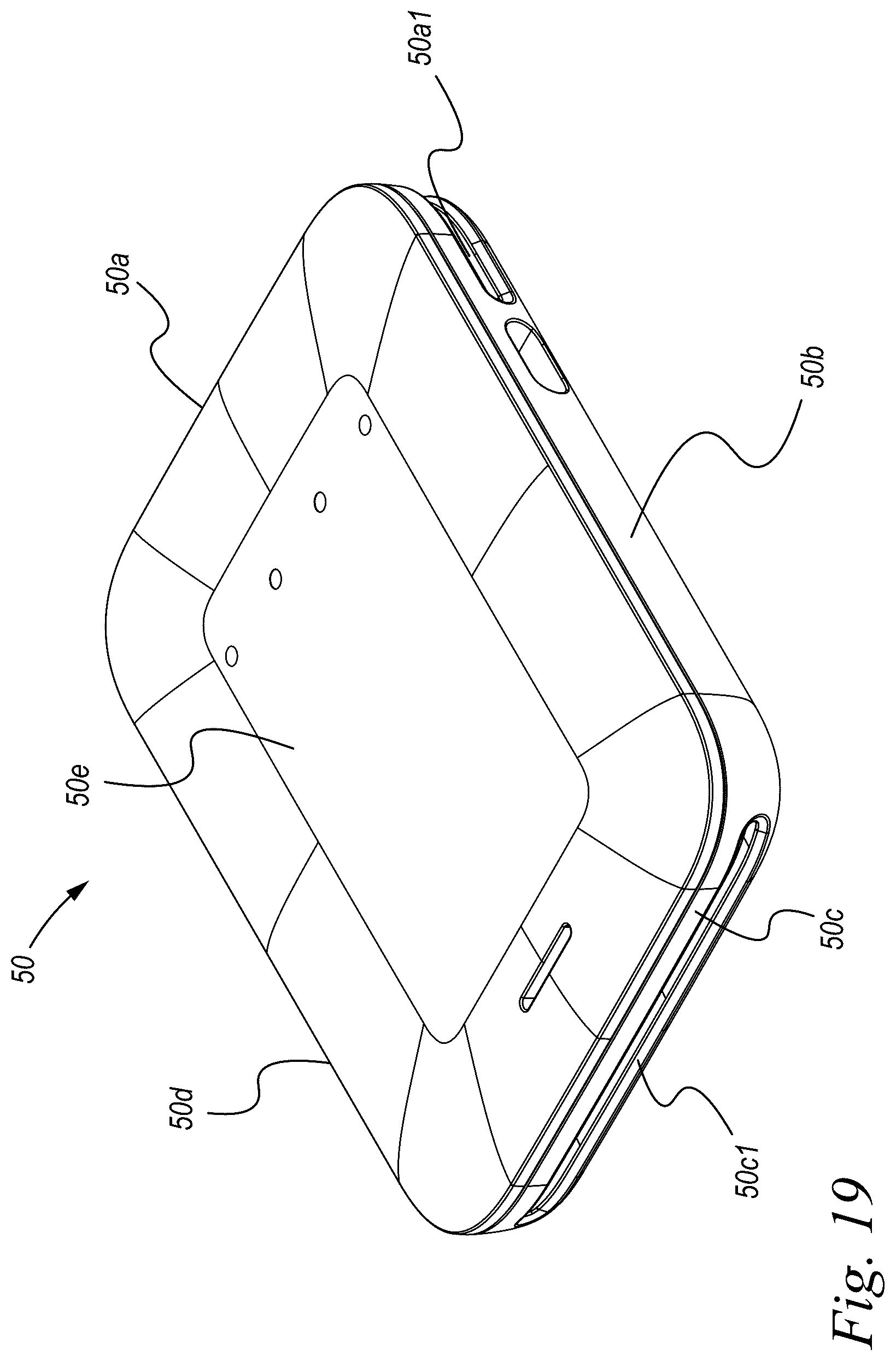Patent US12303006 Figure 19 – Enhanced portable electronic device case accessory engagement system