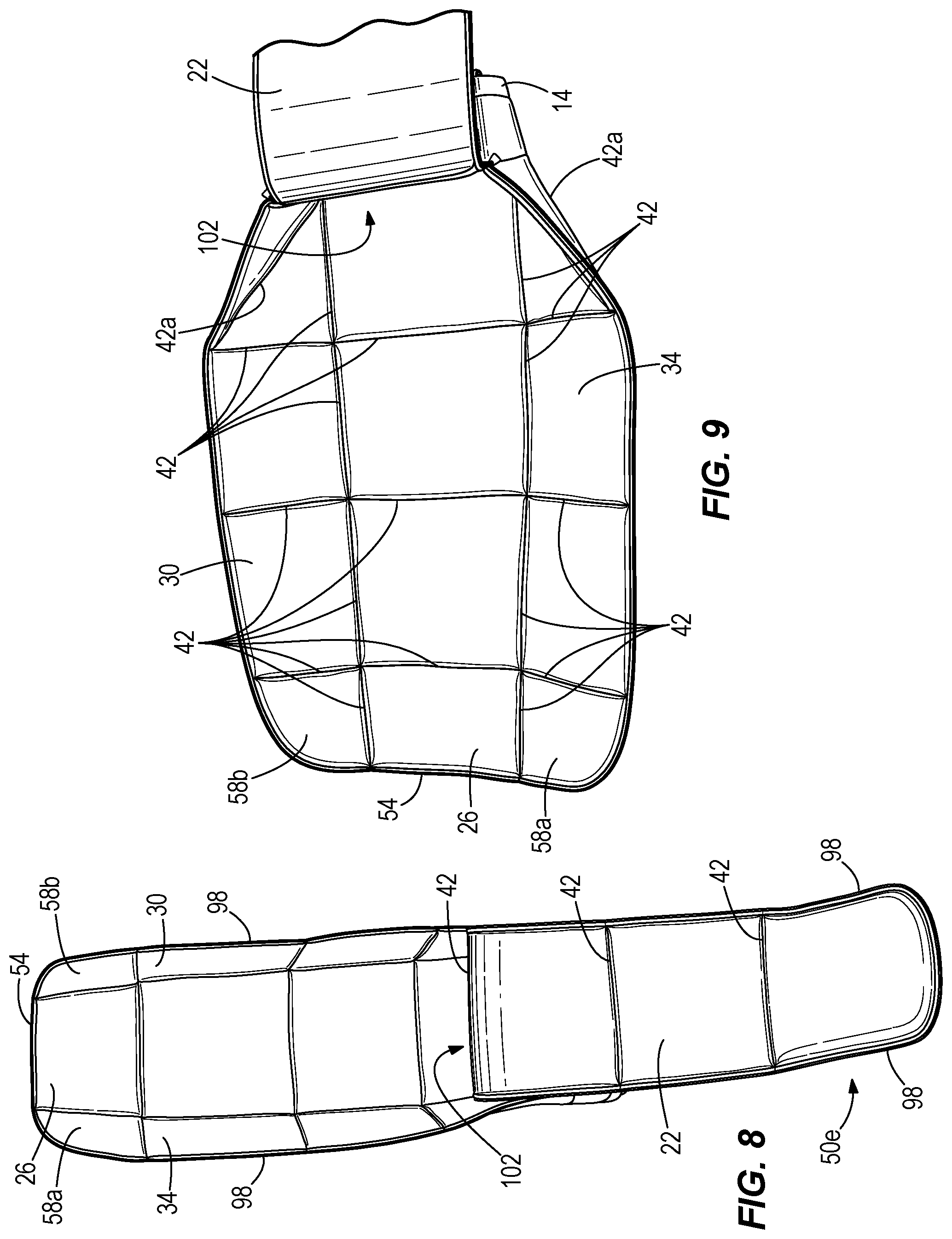 Patent US12303007 Figure 11 – Rolling collapsible travel luggage