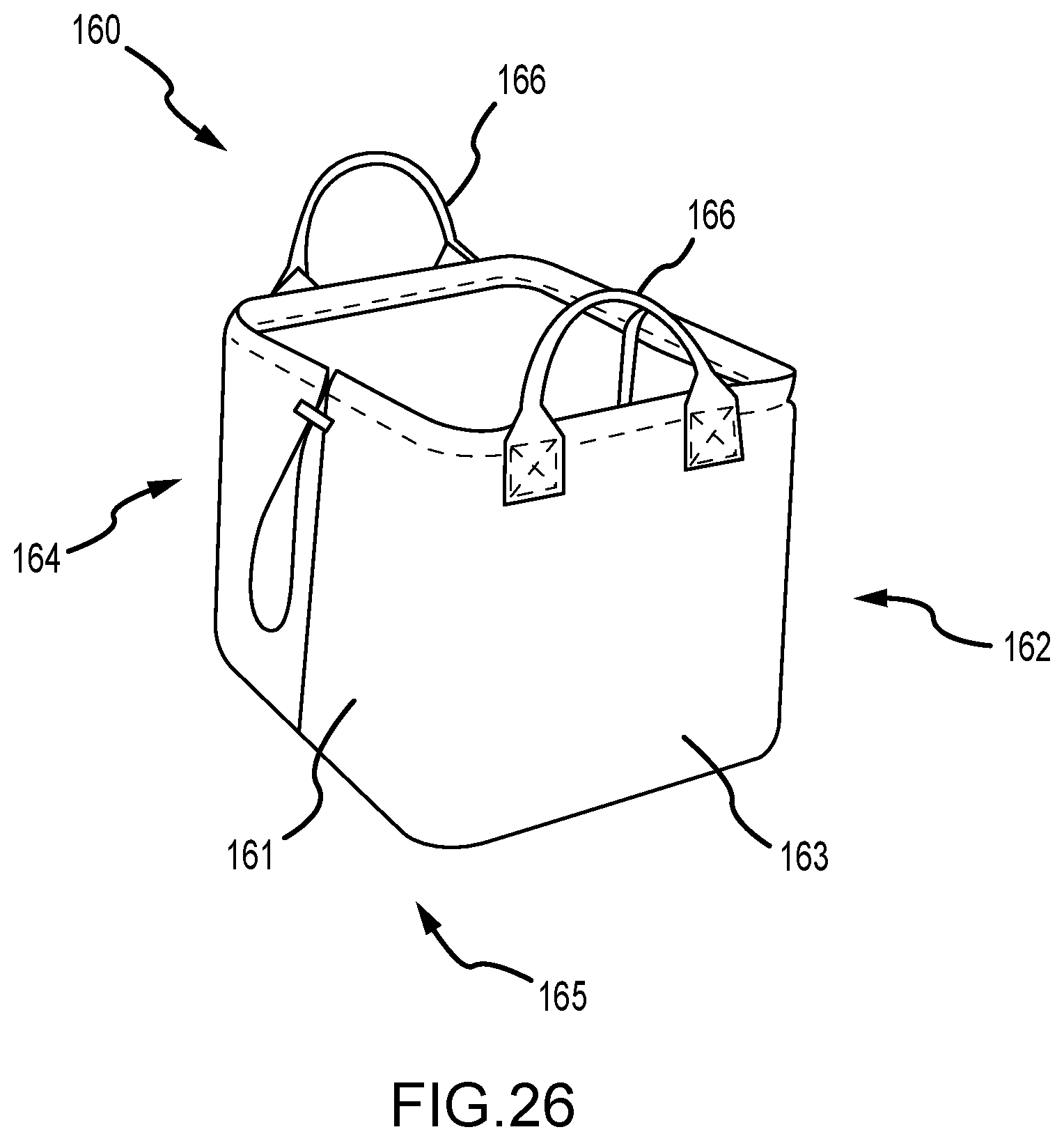 Patent US12303007 Figure 19 – Rolling collapsible travel luggage