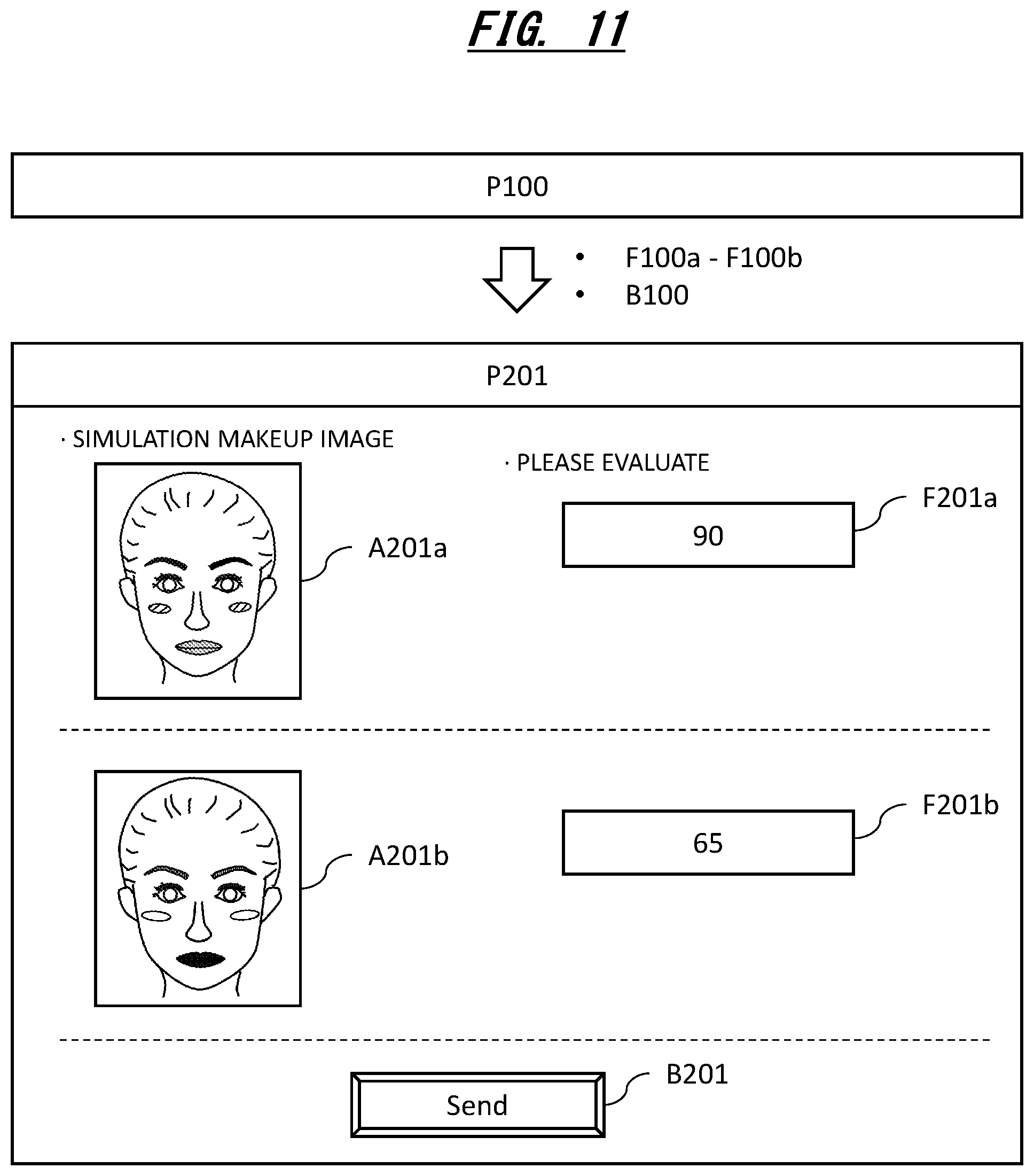Patent US12303010 Figure 11 – Information processing apparatus and computer program for decorating target images