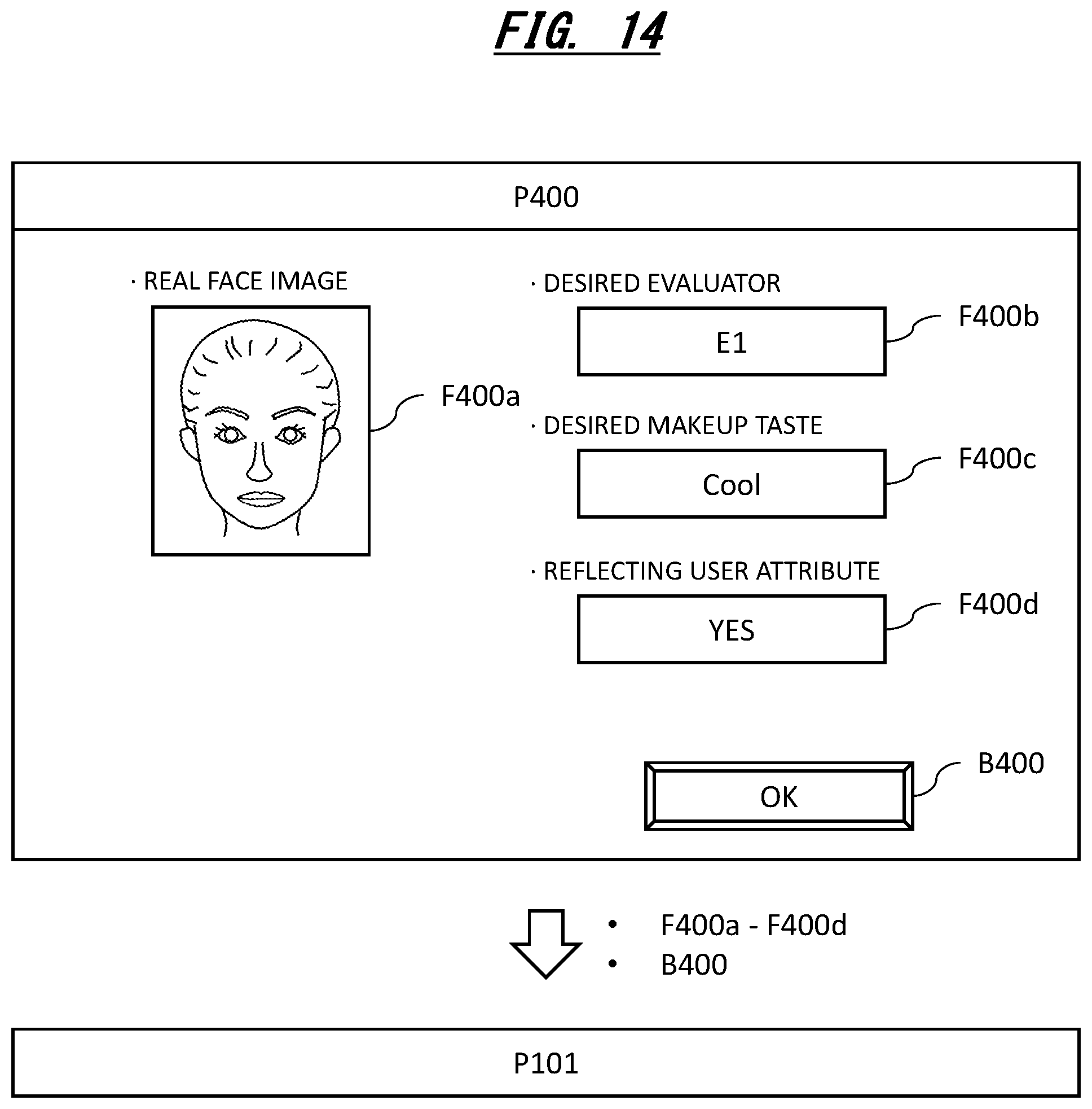 Patent US12303010 Figure 14 – Information processing apparatus and computer program for decorating target images