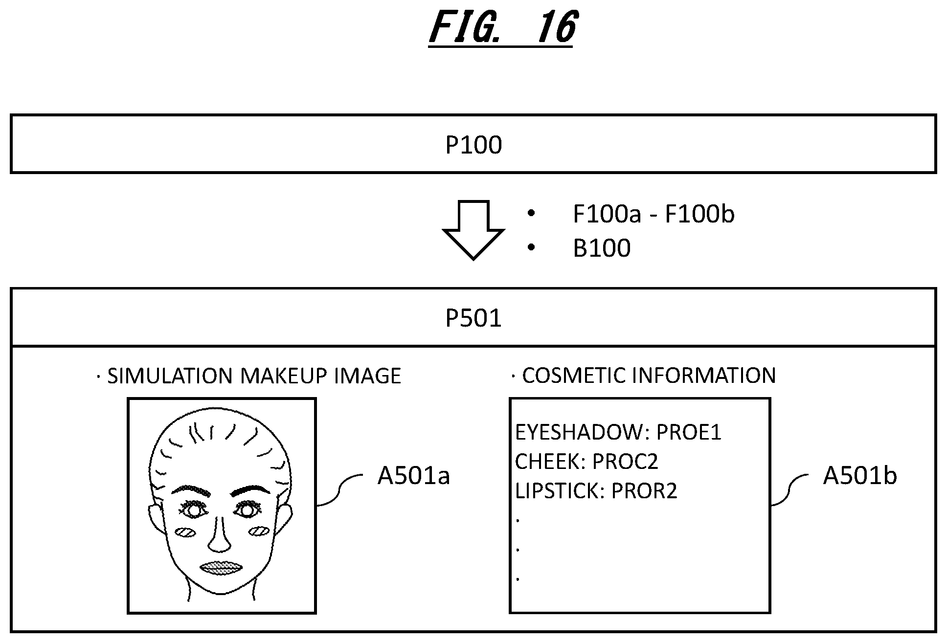 Patent US12303010 Figure 16 – Information processing apparatus and computer program for decorating target images