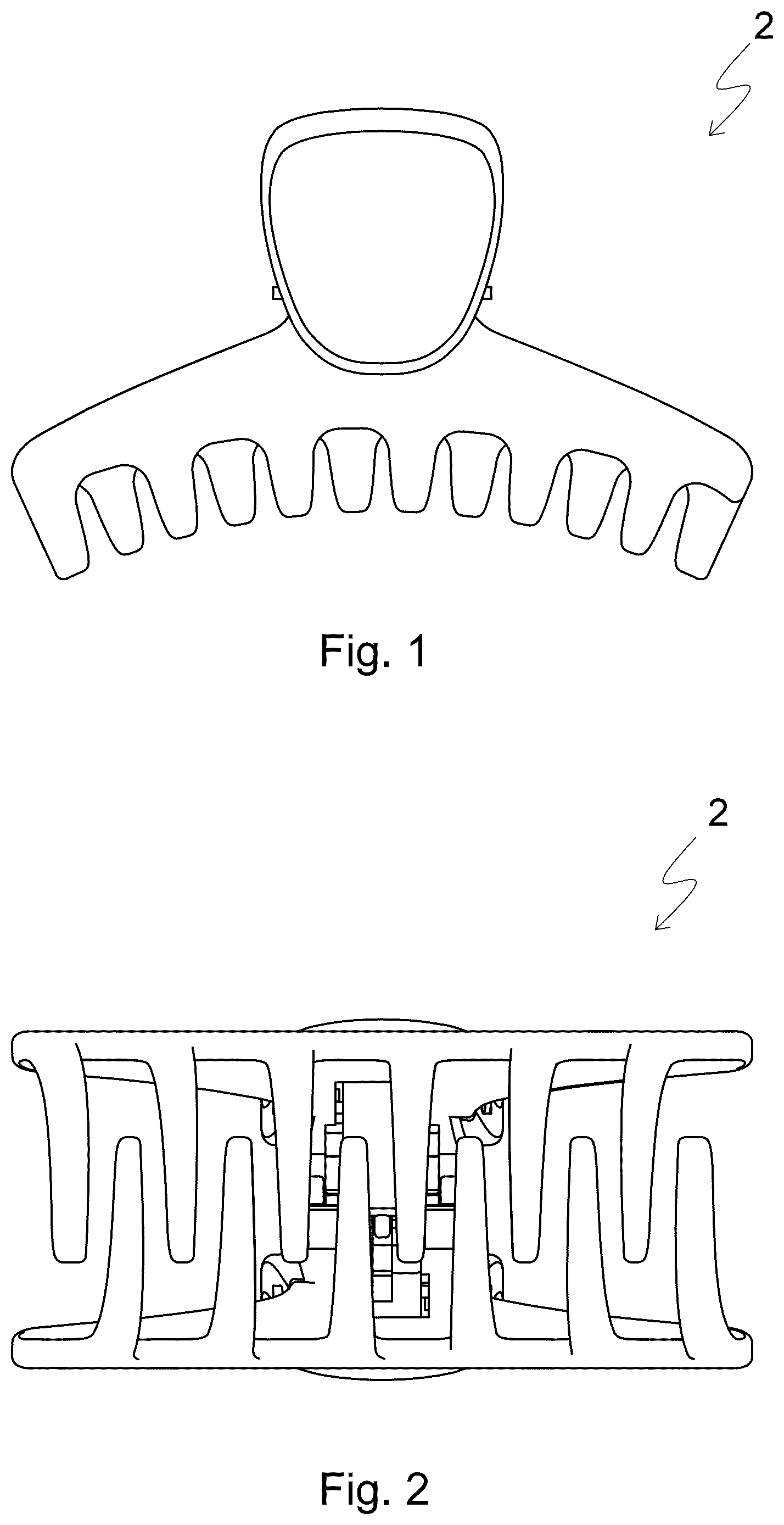 Patent US12303012 Figure 1 – Hair fasteners