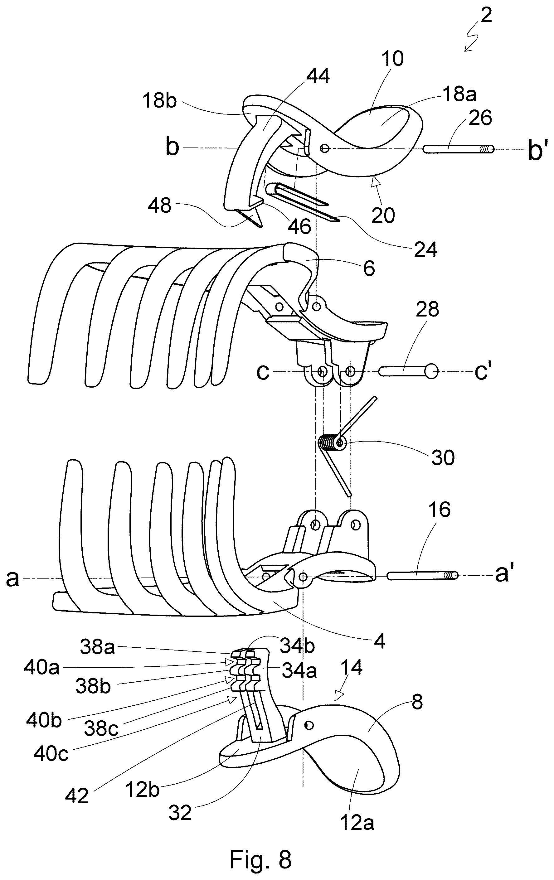 Patent US12303012 Figure 5 – Hair fasteners