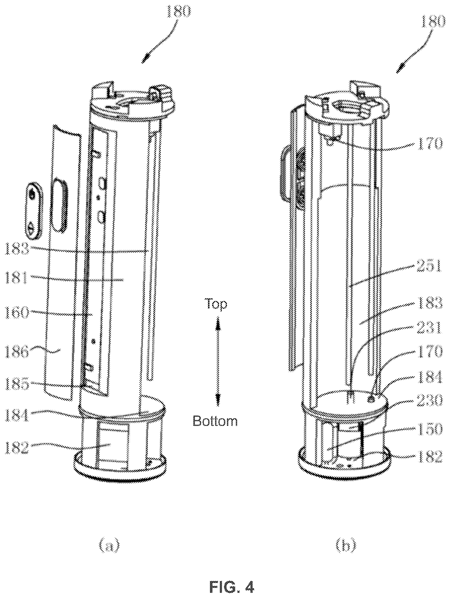 Patent US12303016 Figure 4 – Disinfection device and toothbrush