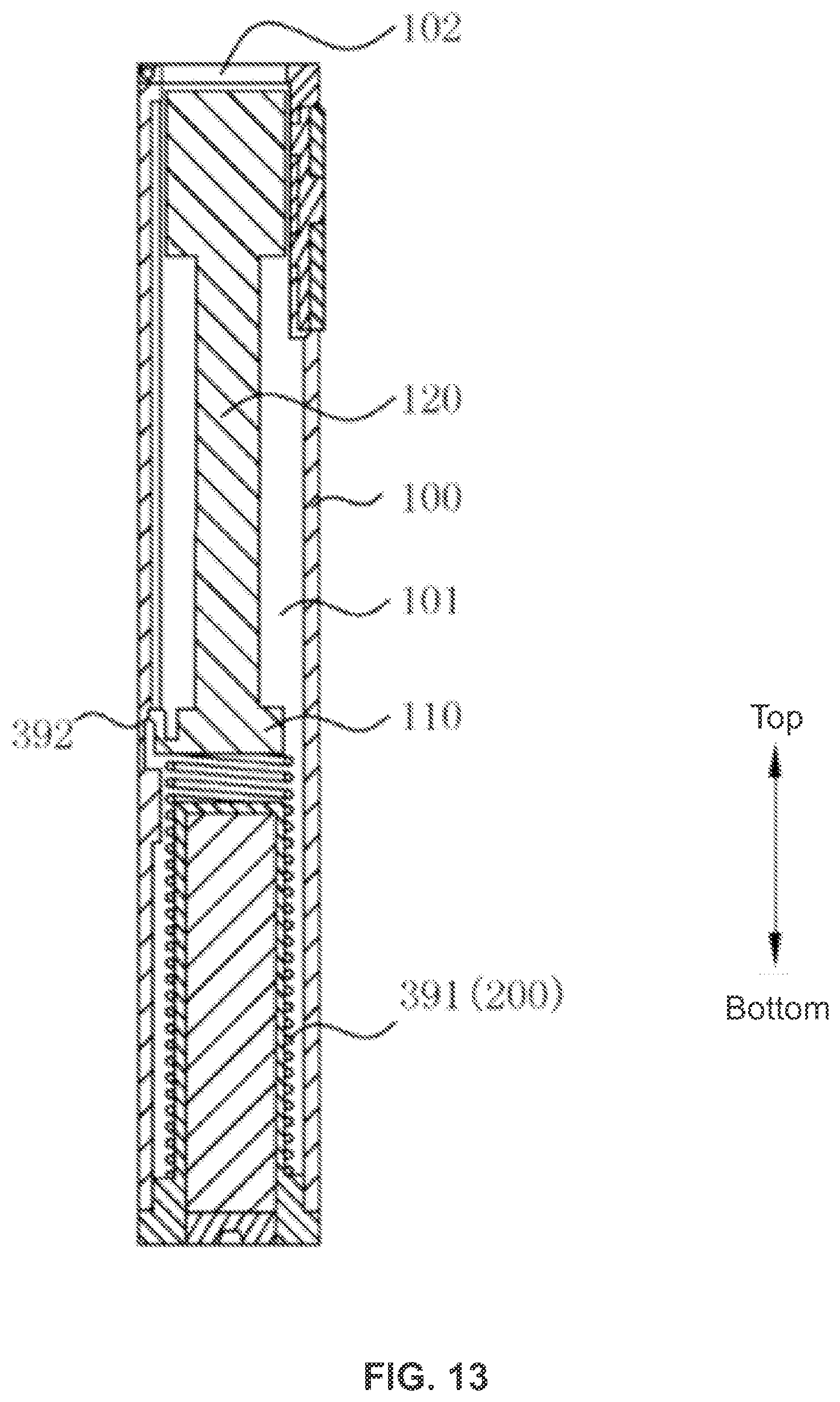 Patent US12303016 Figure 13 – Disinfection device and toothbrush