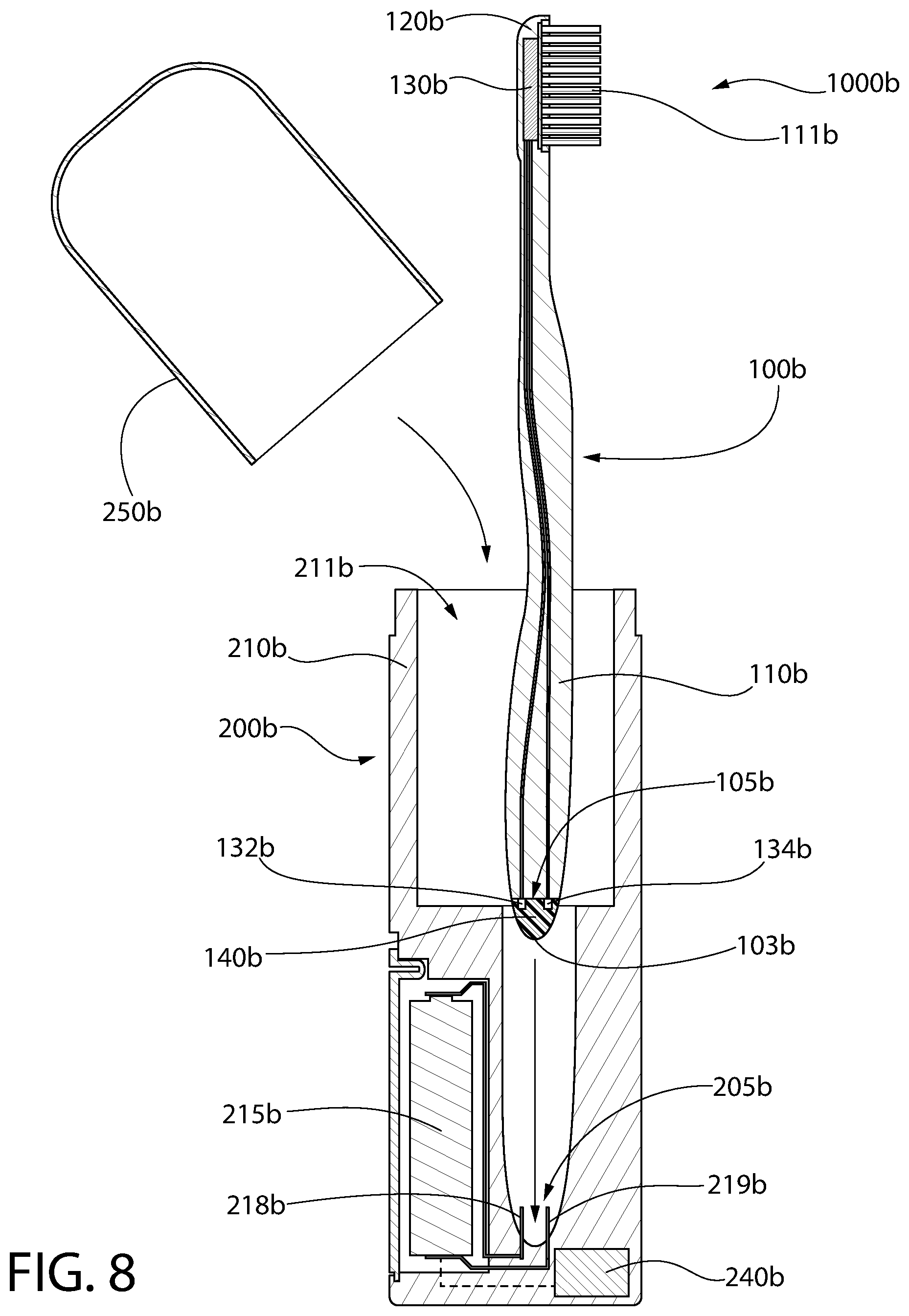 Patent US12303017 Figure 8 – Oral care implement