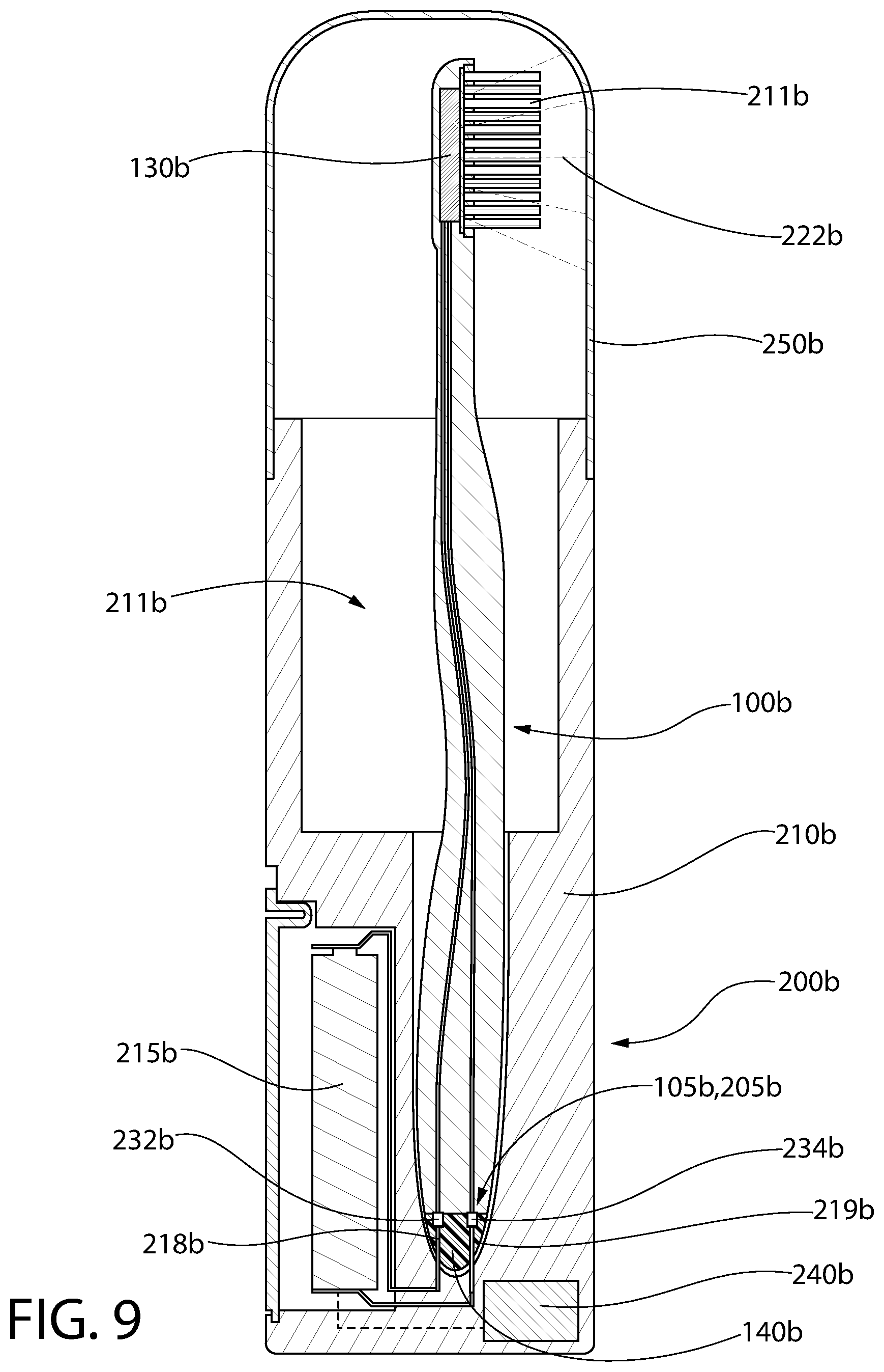 Patent US12303017 Figure 9 – Oral care implement