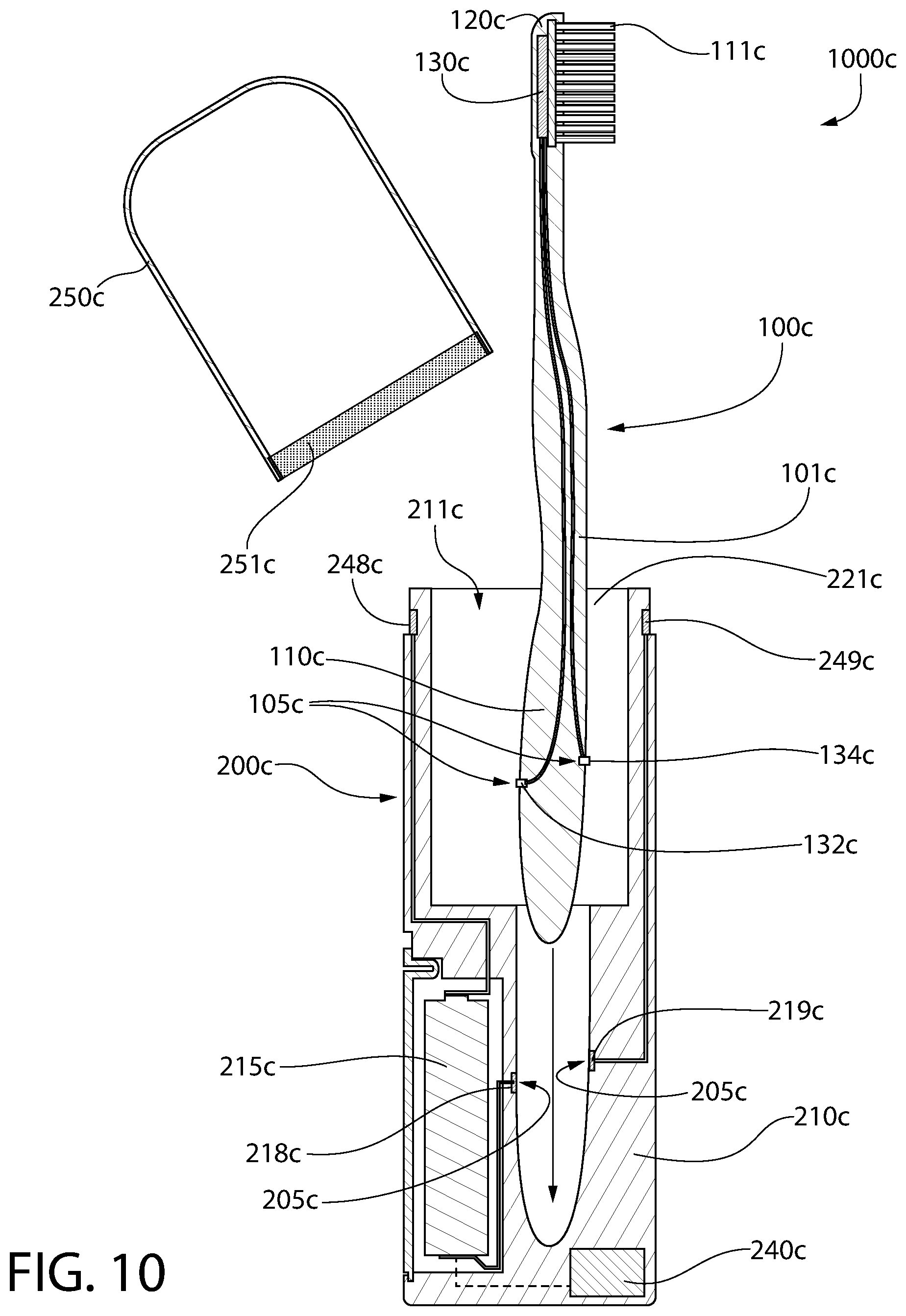 Patent US12303017 Figure 10 – Oral care implement