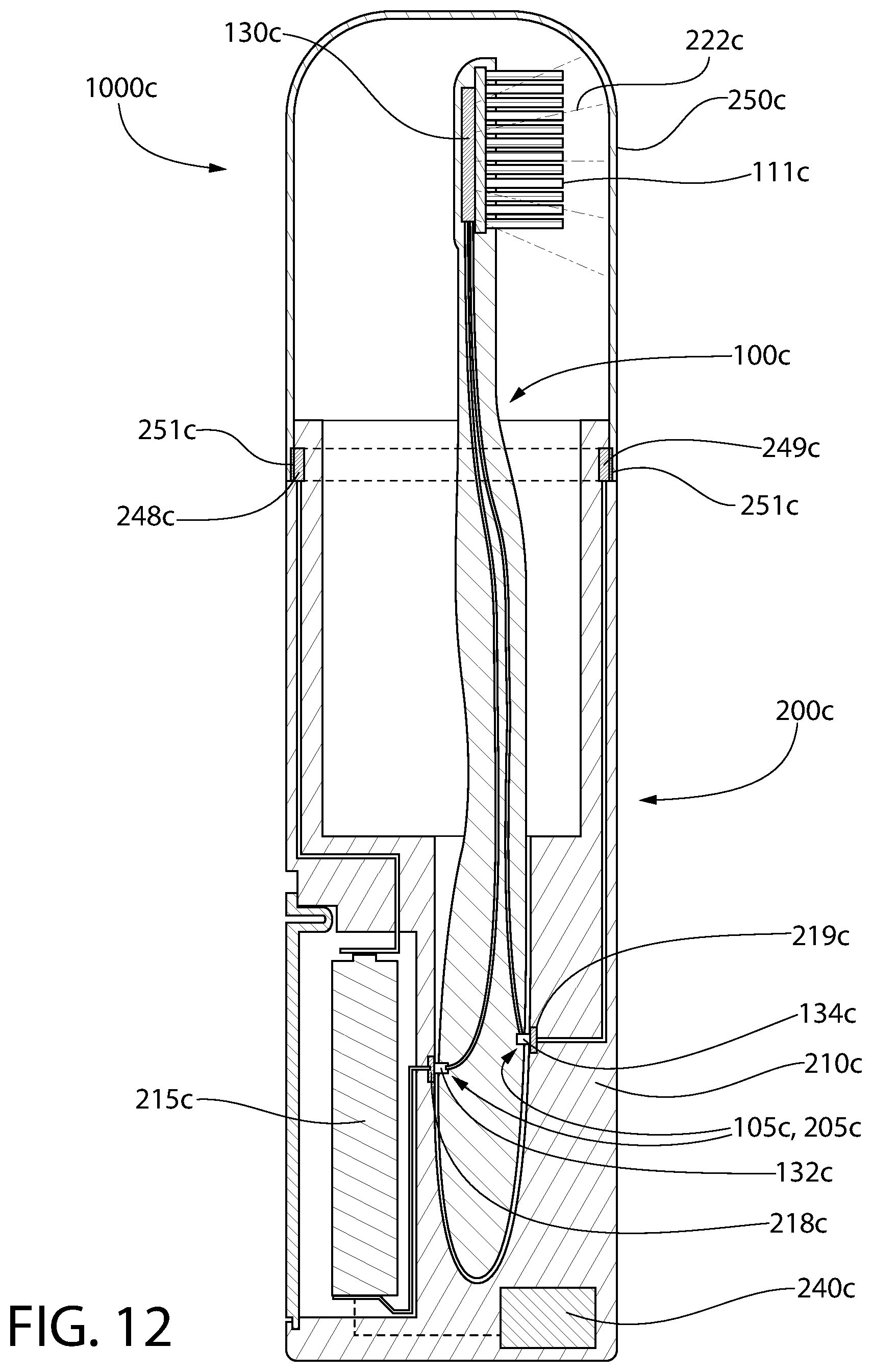 Patent US12303017 Figure 12 – Oral care implement