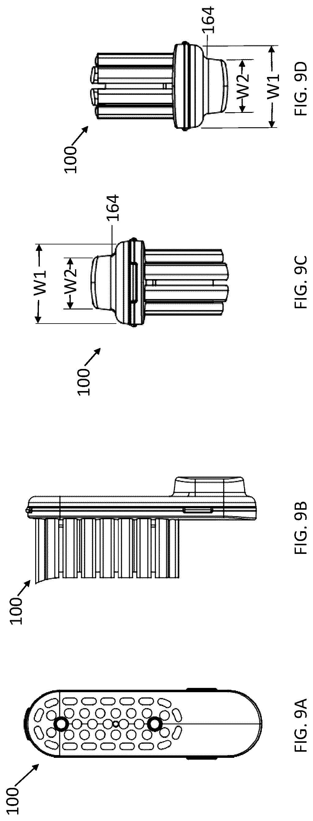 Patent US12303018 Figure 8 – Replaceable brush head for toothbrush
