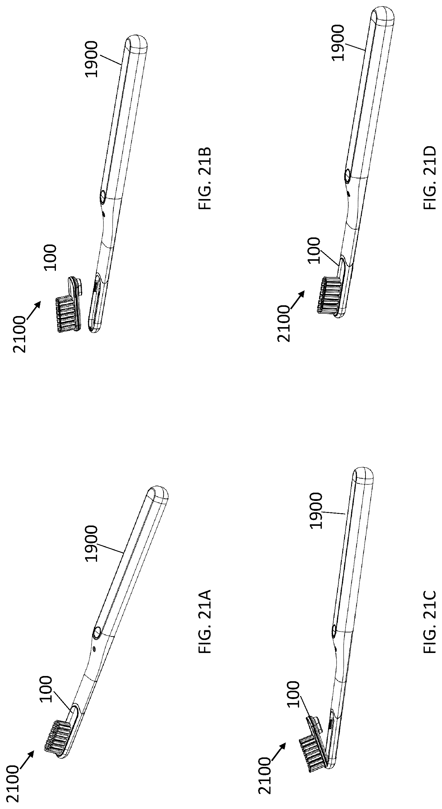 Patent US12303018 Figure 17 – Replaceable brush head for toothbrush