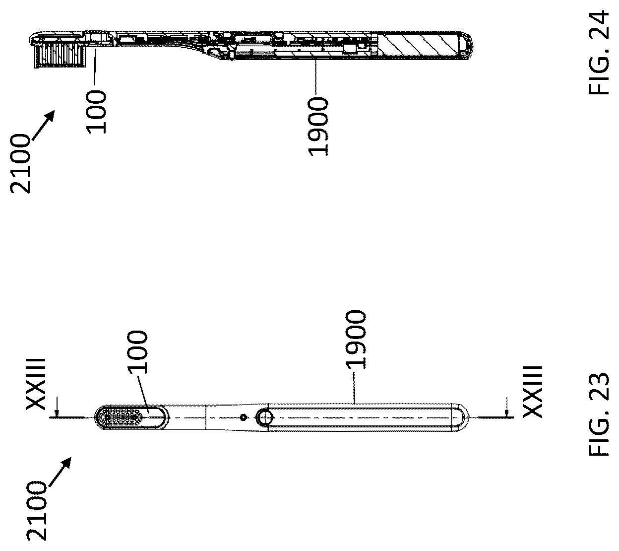Patent US12303018 Figure 19 – Replaceable brush head for toothbrush