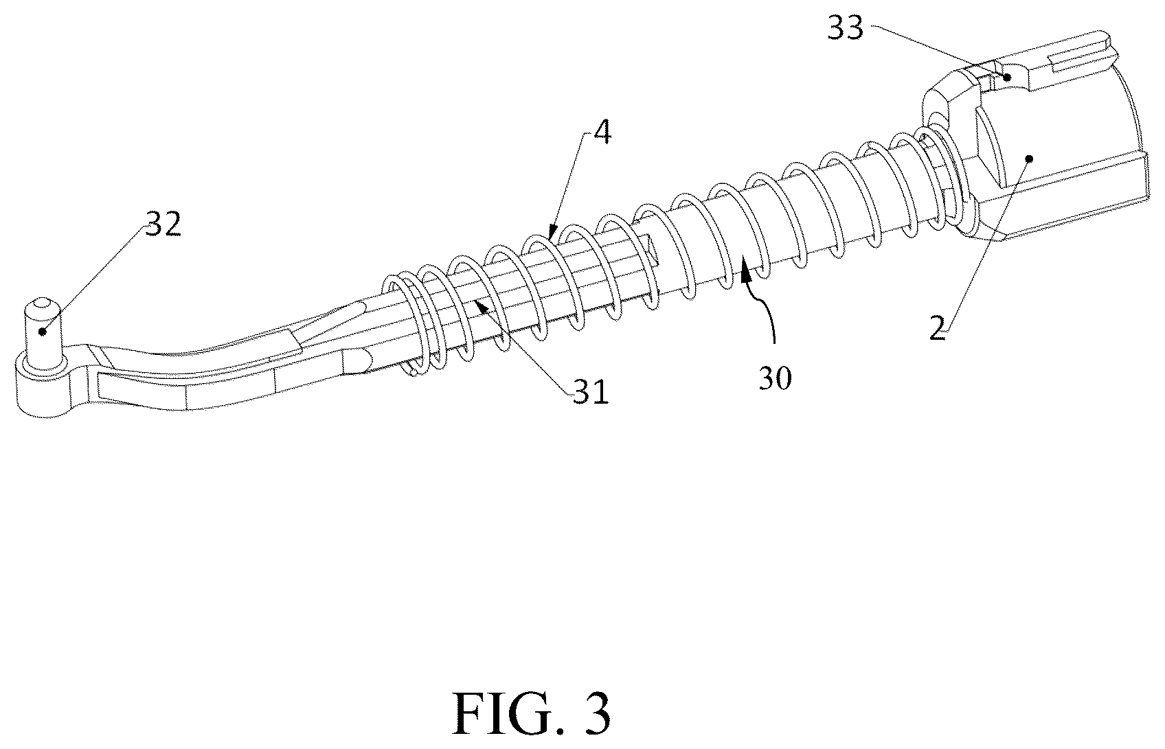 Patent US12303019 Figure 3 – Replacement brush head and oral hygiene device