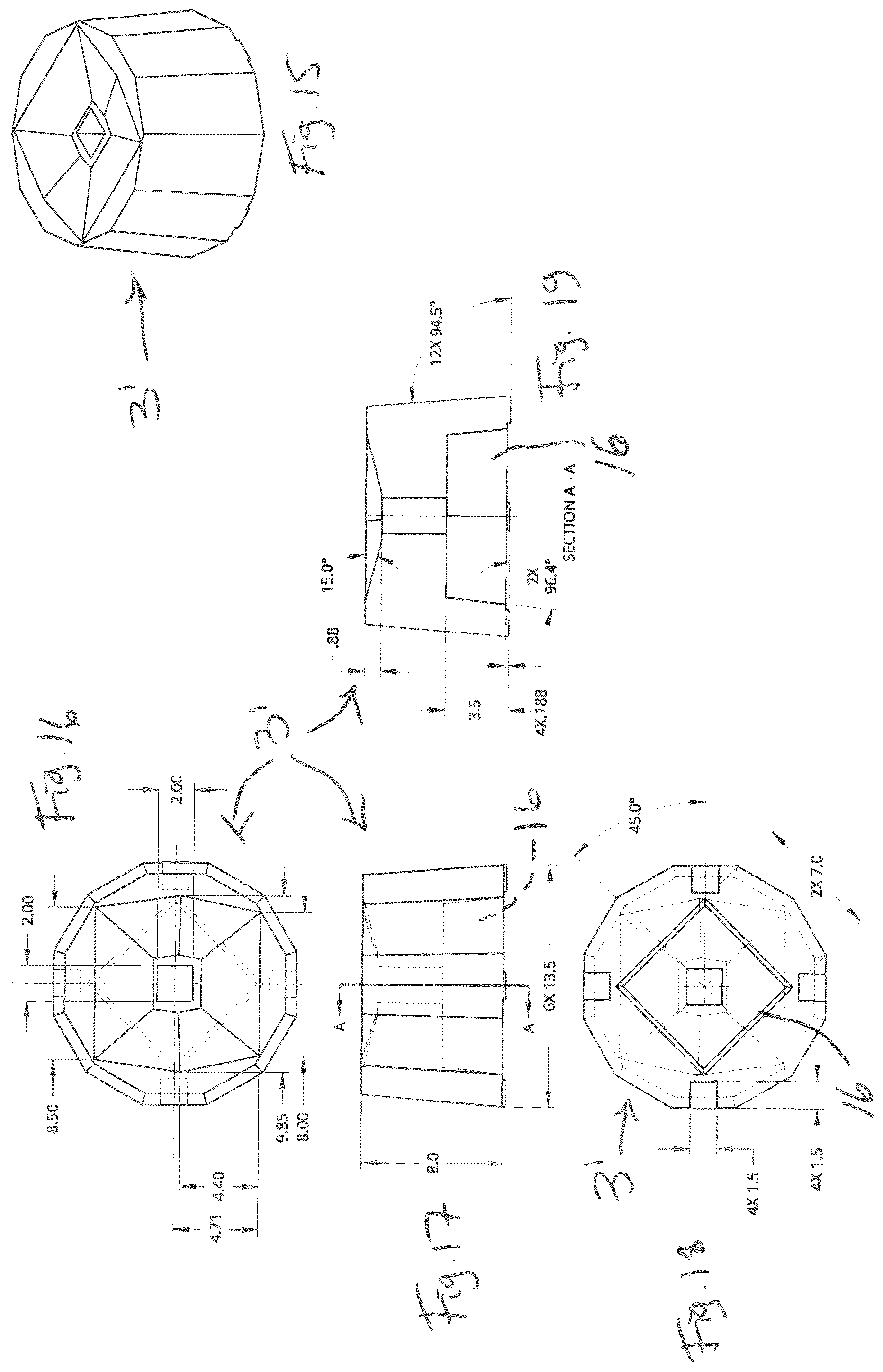 Patent US12303023 Figure 5 – Small form floor standing kiosk for interactive technology devices