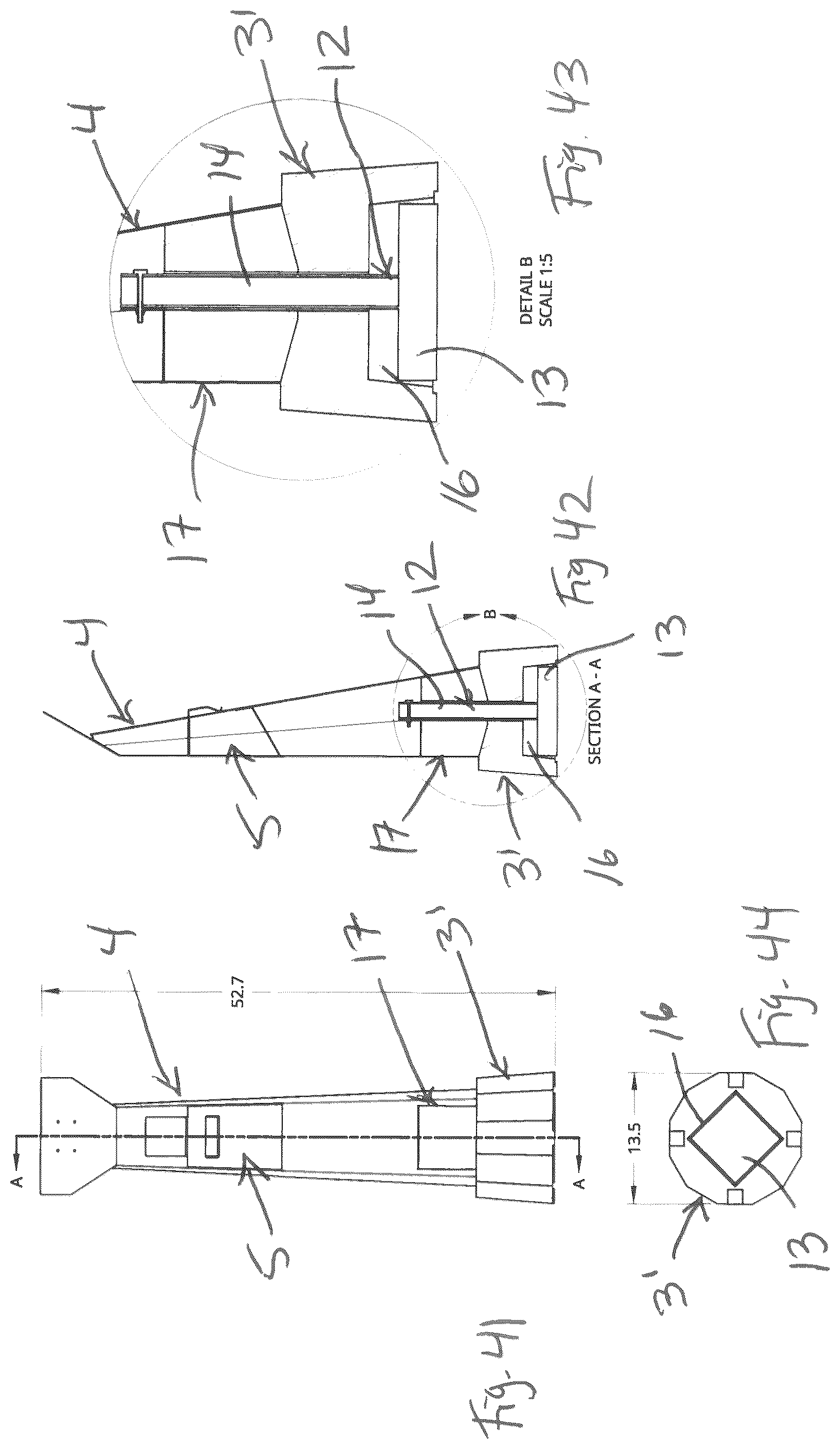 Patent US12303023 Figure 12 – Small form floor standing kiosk for interactive technology devices