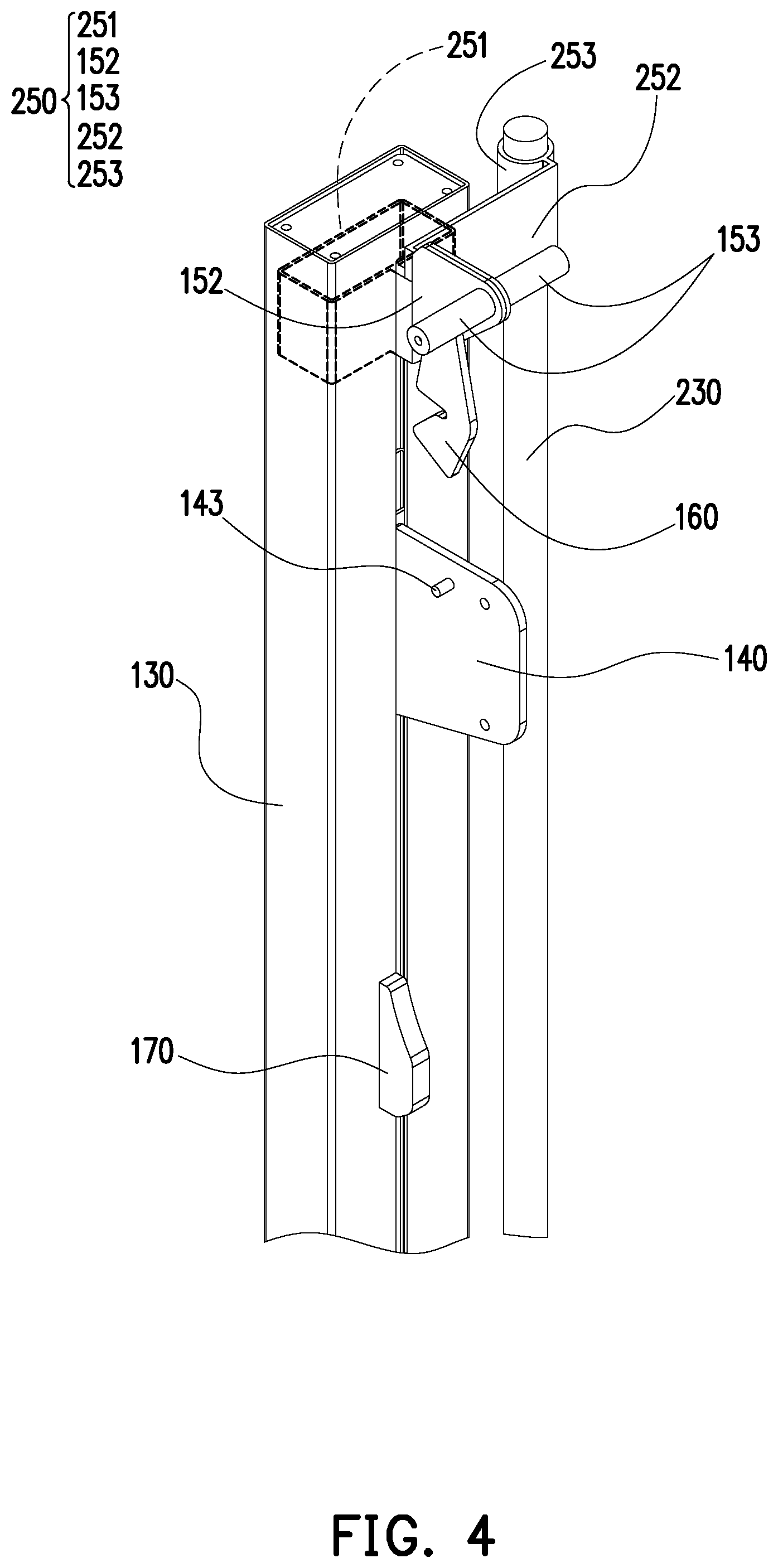 Patent US12303025 Figure 9 – Foldable device with lifting mechanism