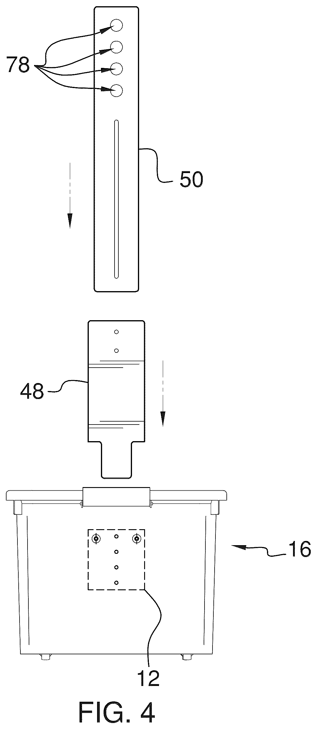 Patent US12303026 Figure 3 – Portable clothes hanging assembly