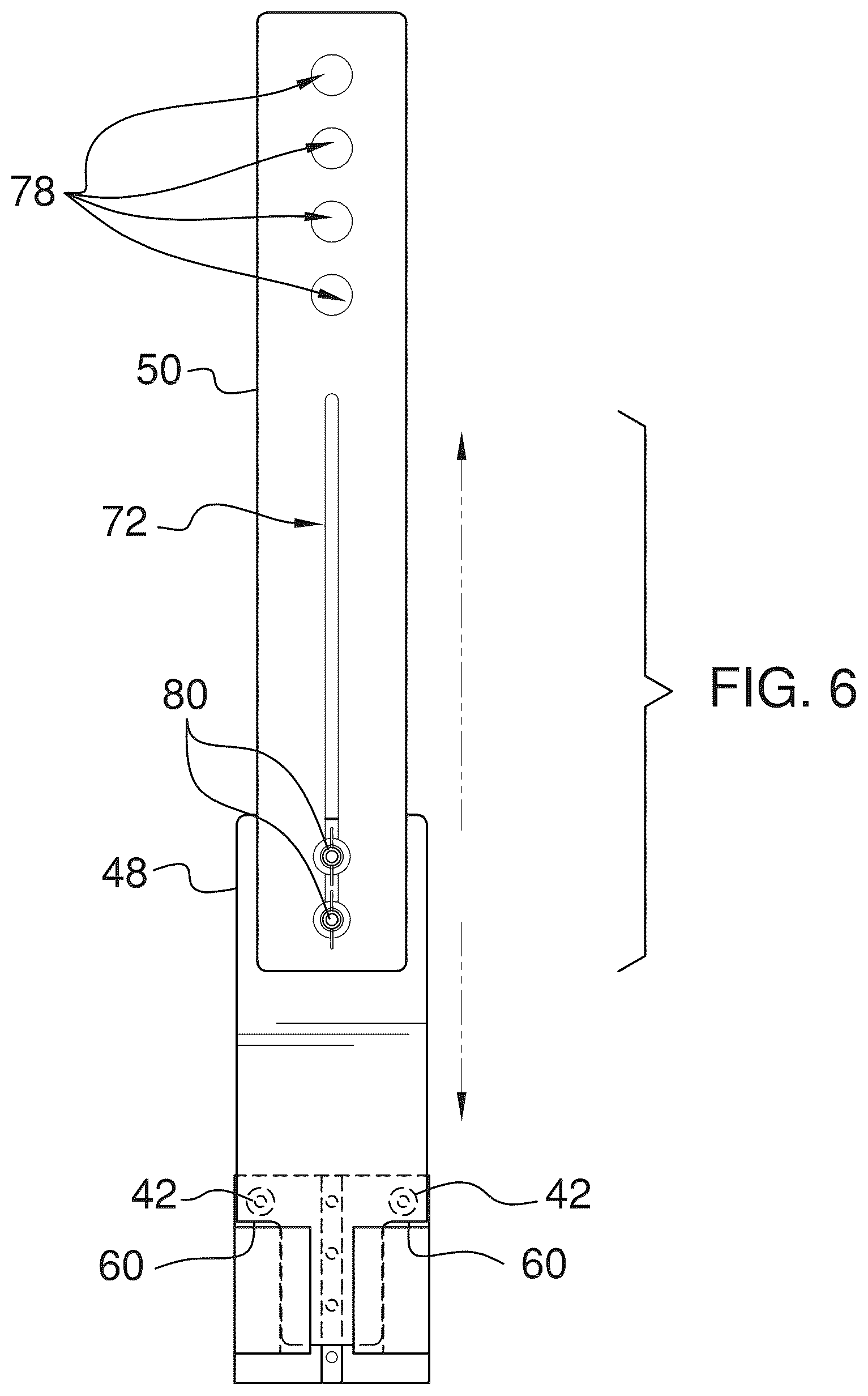 Patent US12303026 Figure 5 – Portable clothes hanging assembly