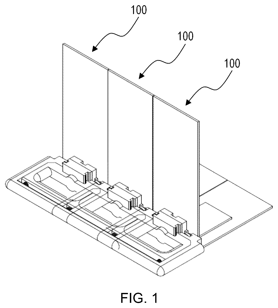 Patent US12303030 Figure 1 – Drawer assembly