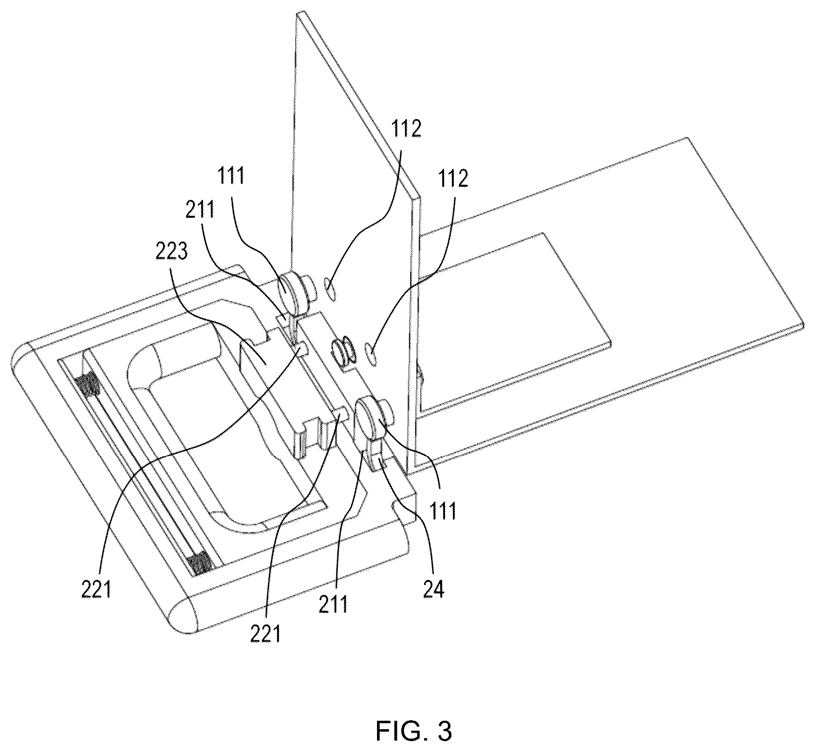 Patent US12303030 Figure 3 – Drawer assembly
