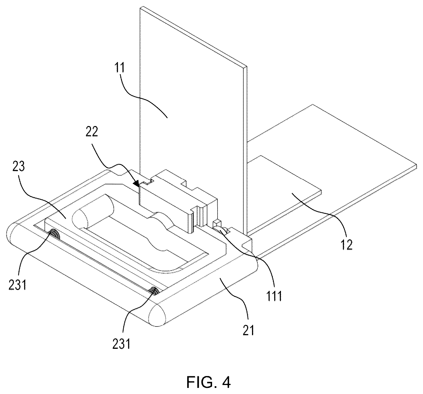 Patent US12303030 Figure 4 – Drawer assembly