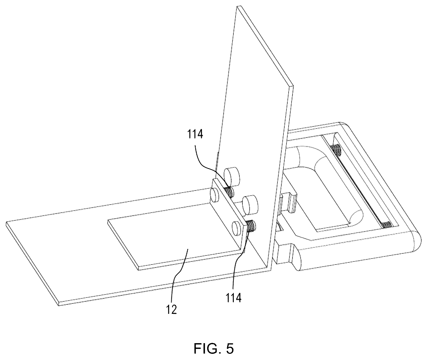 Patent US12303030 Figure 5 – Drawer assembly
