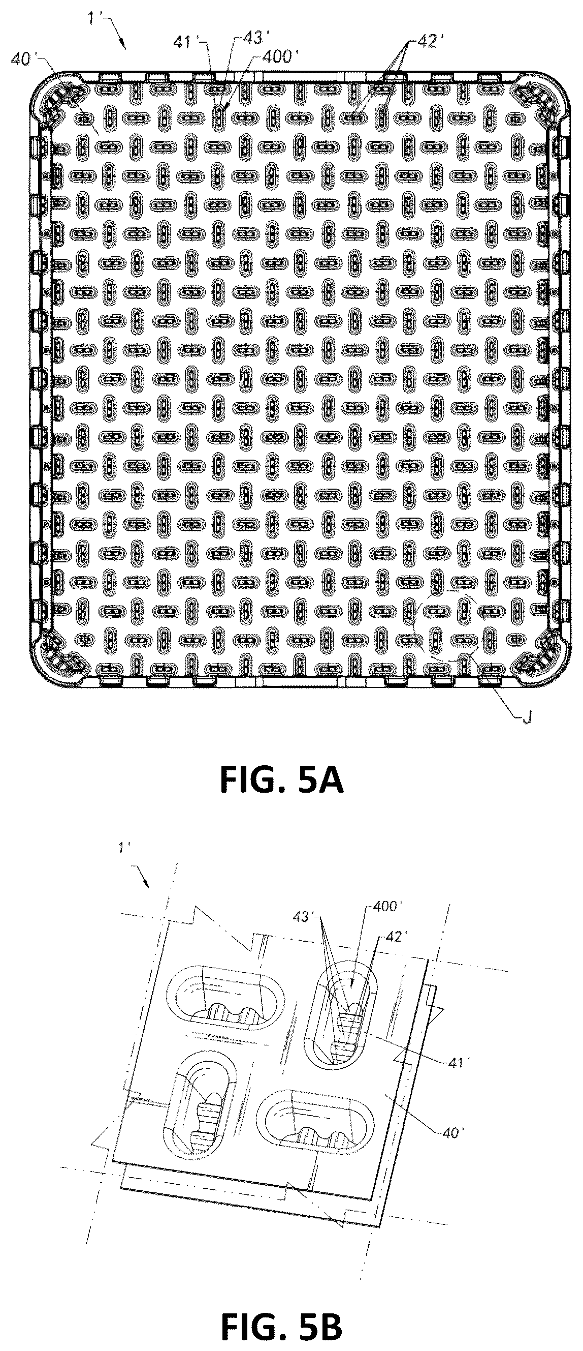 Patent US12303032 Figure 4 – Hollow fusion panel for table, chair and the like