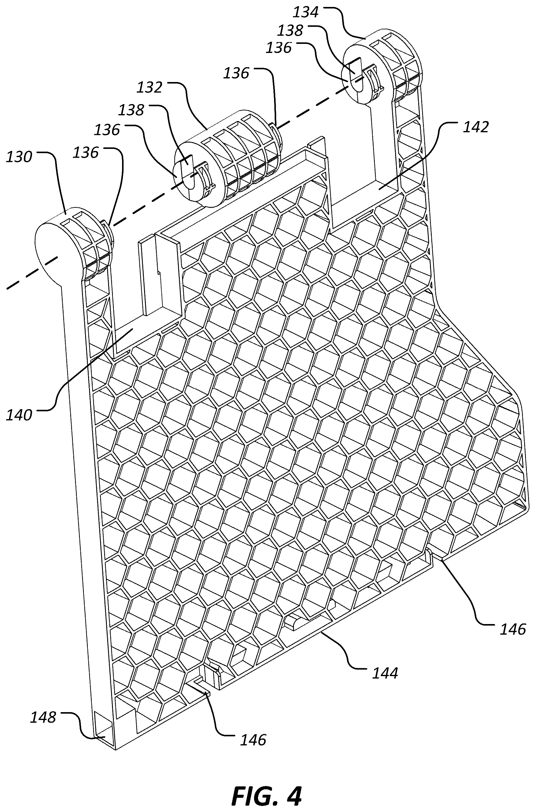 Patent US12303034 Figure 3 – System and method for reducing foot contact with bedding