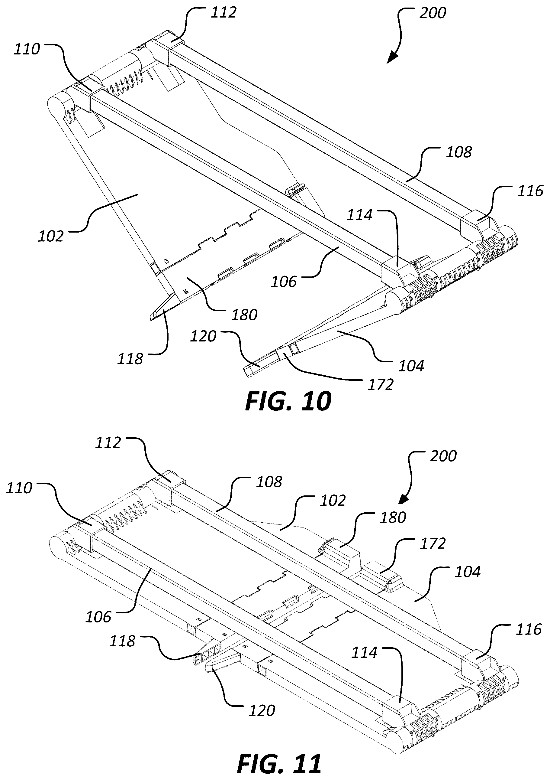 Patent US12303034 Figure 7 – System and method for reducing foot contact with bedding